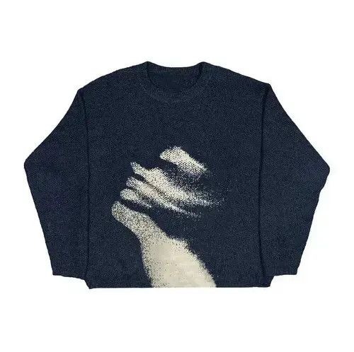 Japanese Brand Y2K Hip Hop Knitted Men's Women's Sweater Size US M / EU 48-50 / 2 - 1 Thumbnail