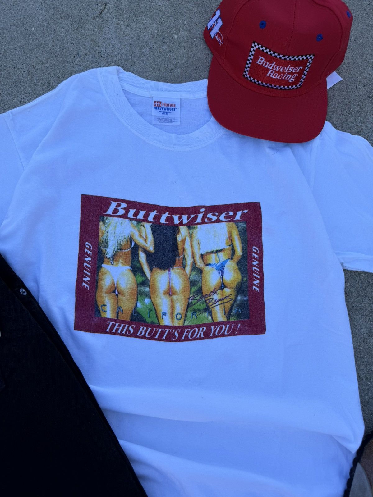 Budweiser Vintage Budweiser Promo Tee “This Butt’s For You!” graphic Size US M / EU 48-50 / 2 - 2 Thumbnail