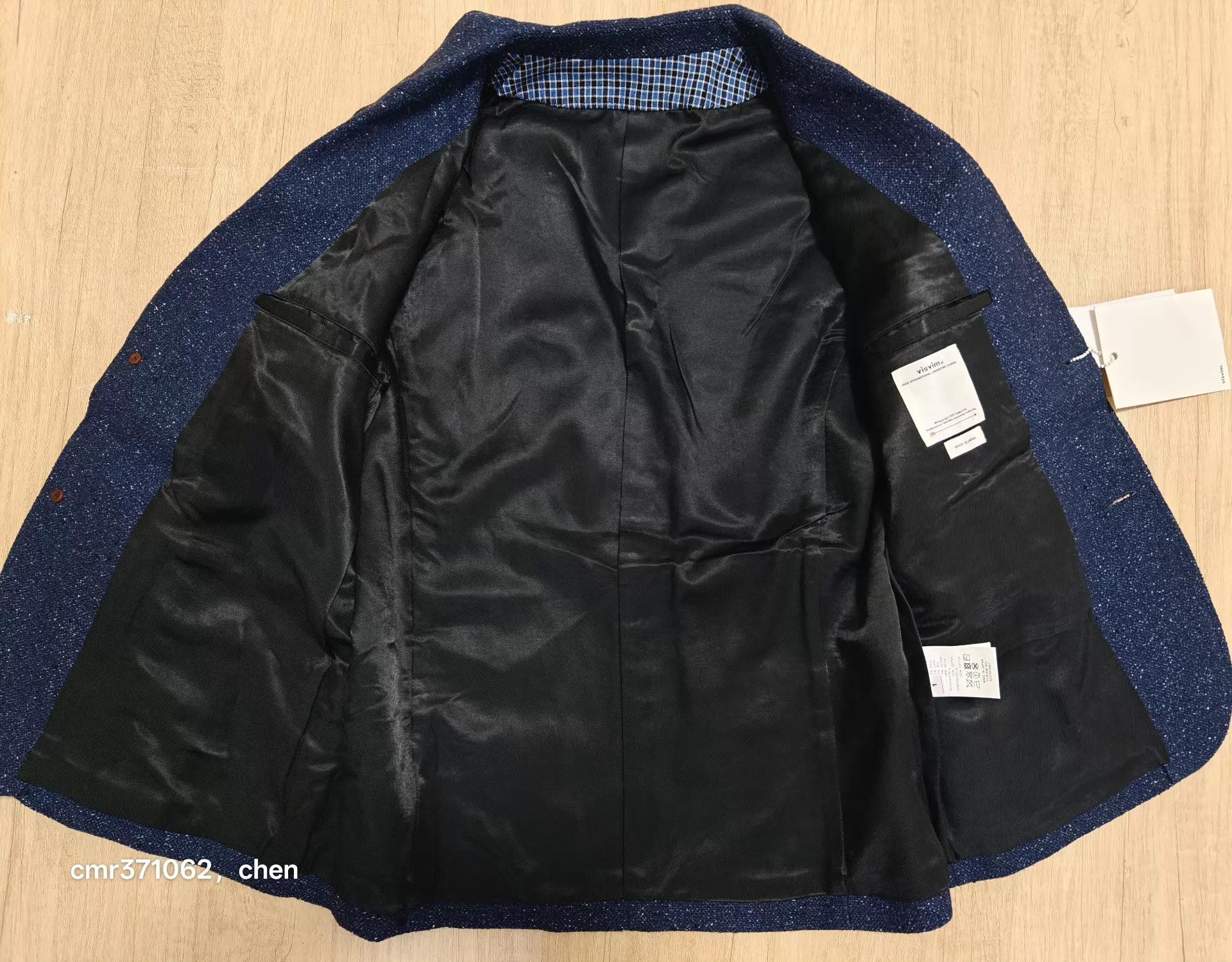 Visvim visvim 19aw solebury blazer slim navy 1 snowflake wool-mix Size US S / EU 44-46 / 1 - 7 Thumbnail