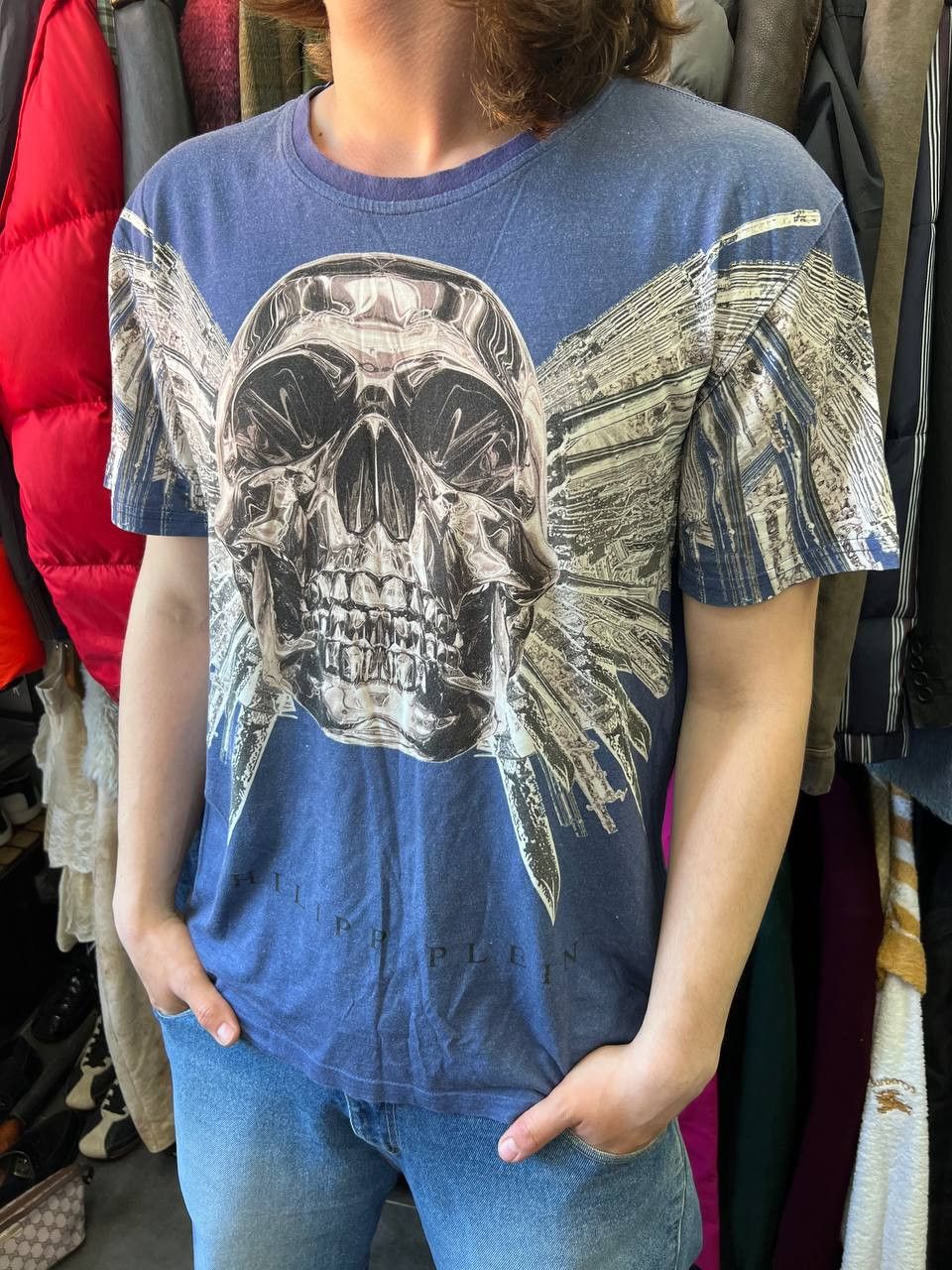Philipp Plein SS14 Philip Plein skull tee Size US XL / EU 56 / 4 - 1 Thumbnail