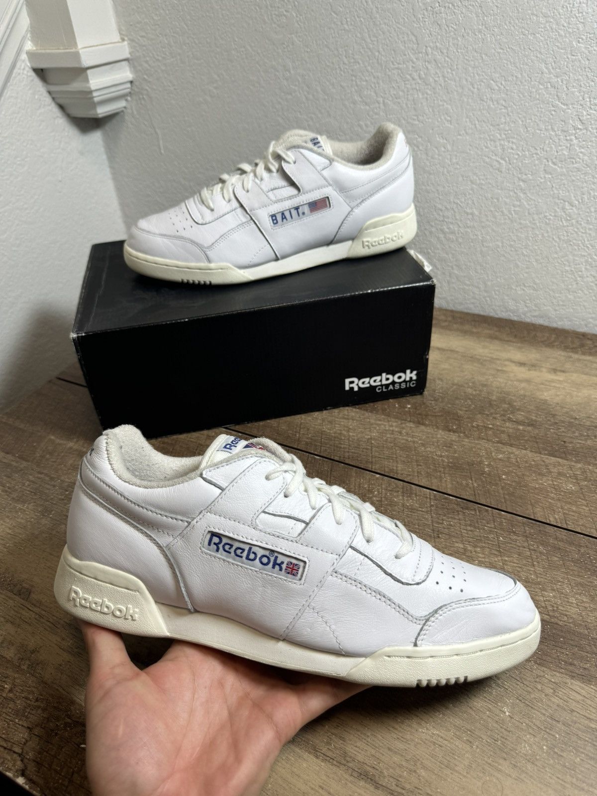 Reebok Reebok x BAIT Workout Plus Low Size 10.5 With Box Sneakers Size US 10.5 / EU 43-44 - 1 Thumbnail