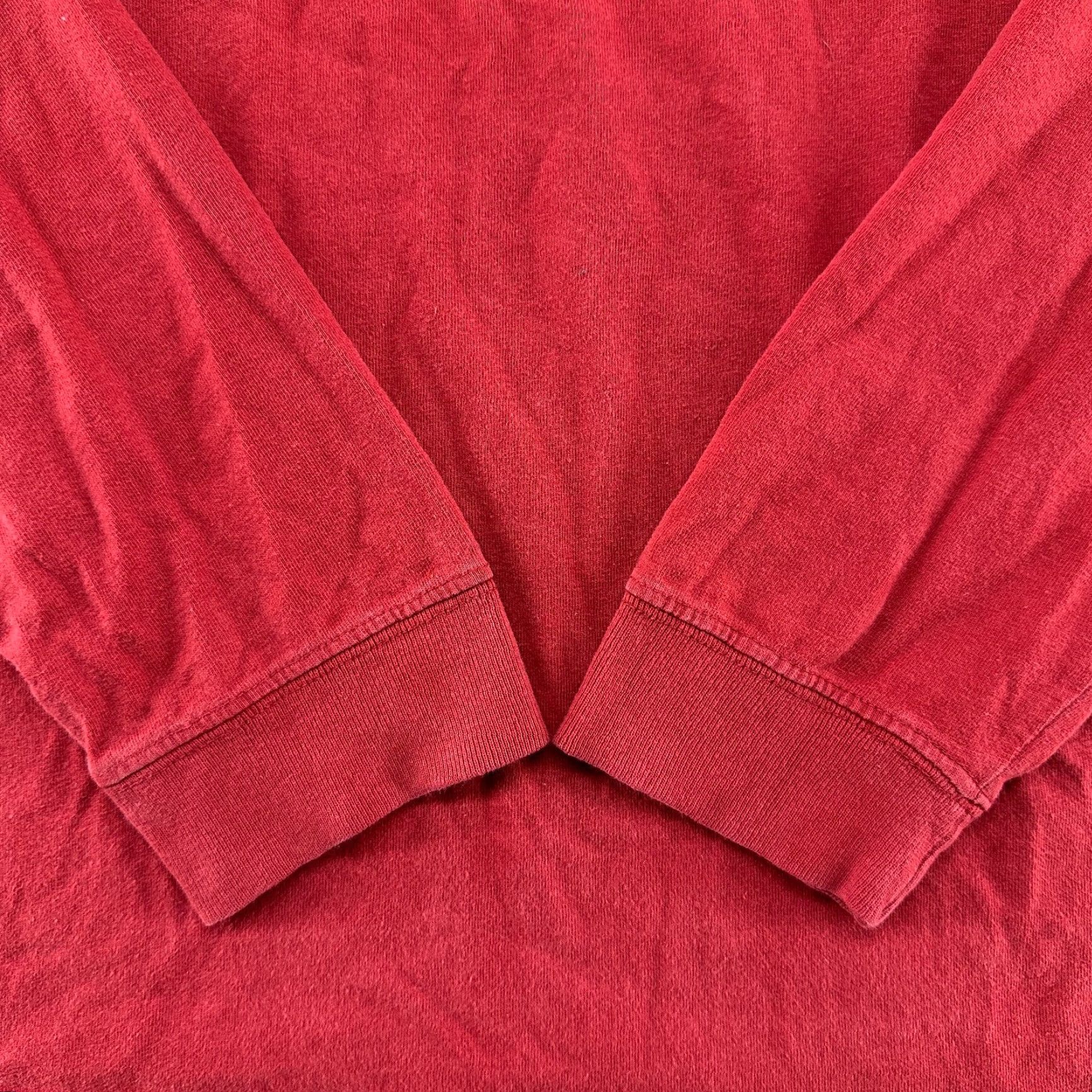 Abercrombie & Fitch VINTAGE Abercrombie & Fitch Shirt Mens L Red Pullover Football Cotton 90s Sweatshirt Crew Neck Long Sleeve Fleece Logo Size US L / EU 52-54 / 3 - 2 Thumbnail