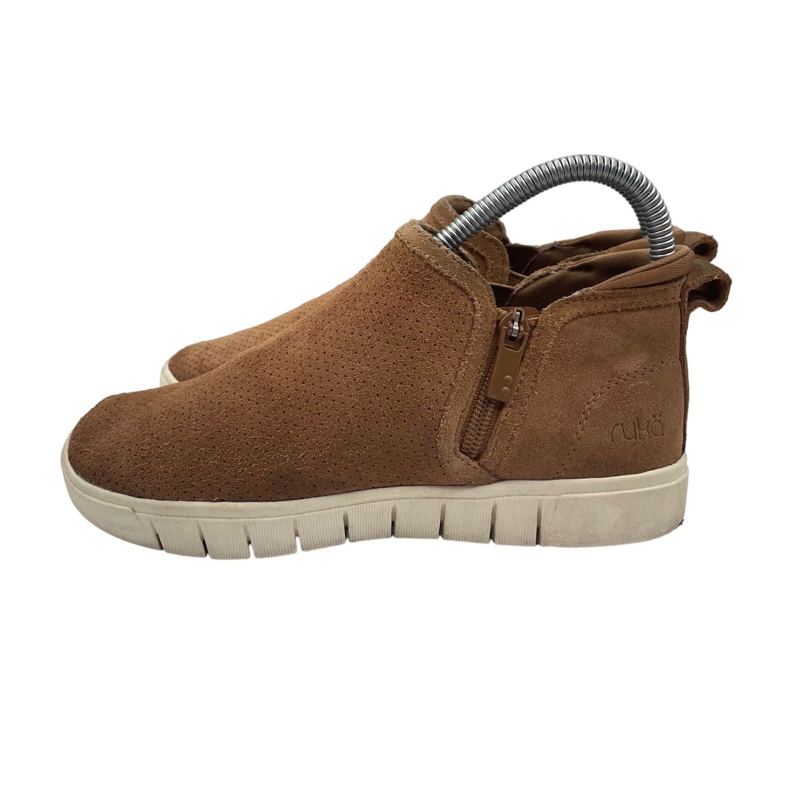 Other RYKA Hensley Ankle Booties Suede Leather Zip Platform 5.5 Size US 5.5 / IT 35.5 - 2 Thumbnail