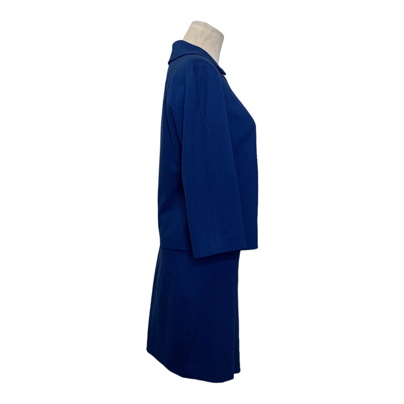 Talbots Talbots blue power suit set blazer is 4P skirt is 6P Size S / US 4 / IT 40 - 10 Thumbnail
