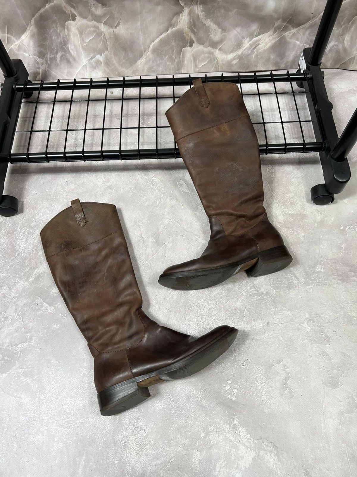 Brunello Cucinelli Vintage Brunello Cucinelli Leather Hight Boot Size US 7.5 / IT 37.5 - 4 Thumbnail
