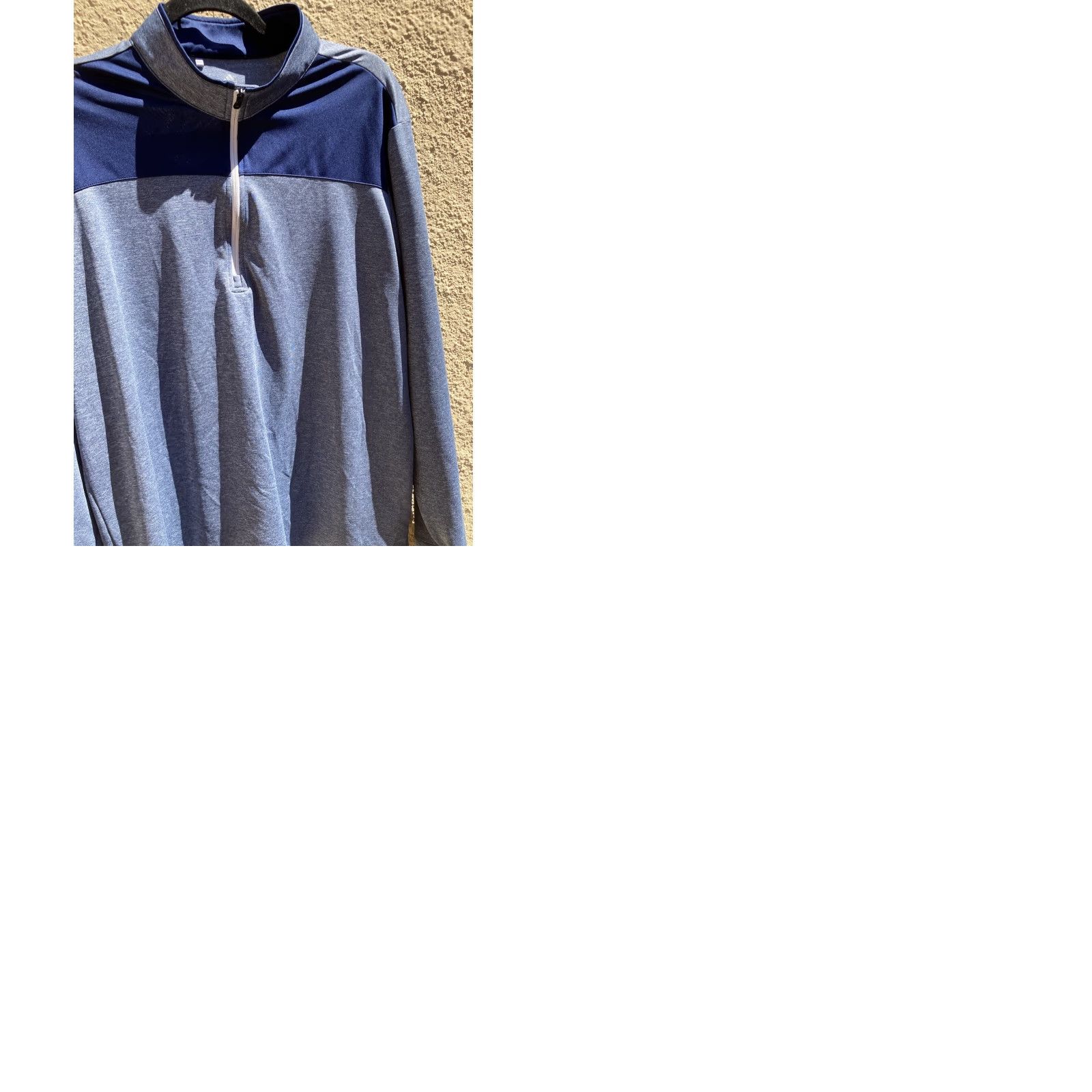 Adidas Adidas Sweater Men Blue Pullover L Golf Stretch Active 1/4 Zip Spring Stretch Pullover Shirt Wide Zip 1/2 Zip Cardigan Casual Size US L / EU 52-54 / 3 - 9 Thumbnail