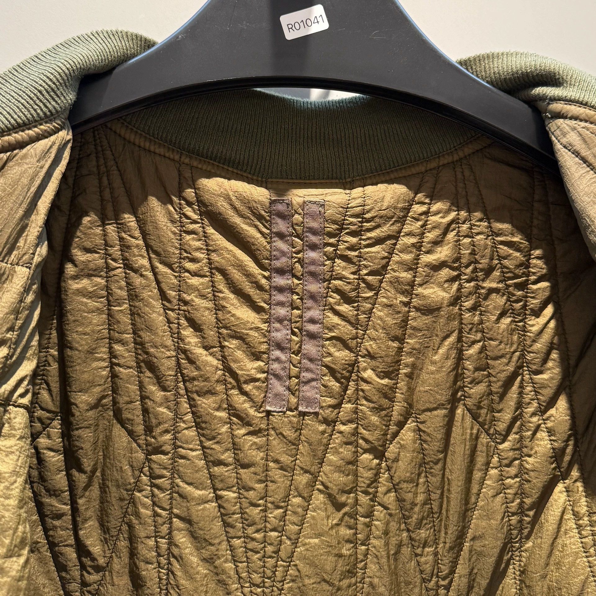 Rick Owens rickowens drkshdw Long Military MA-1 Jacket Size S / US 4 / IT 40 - 4 Thumbnail