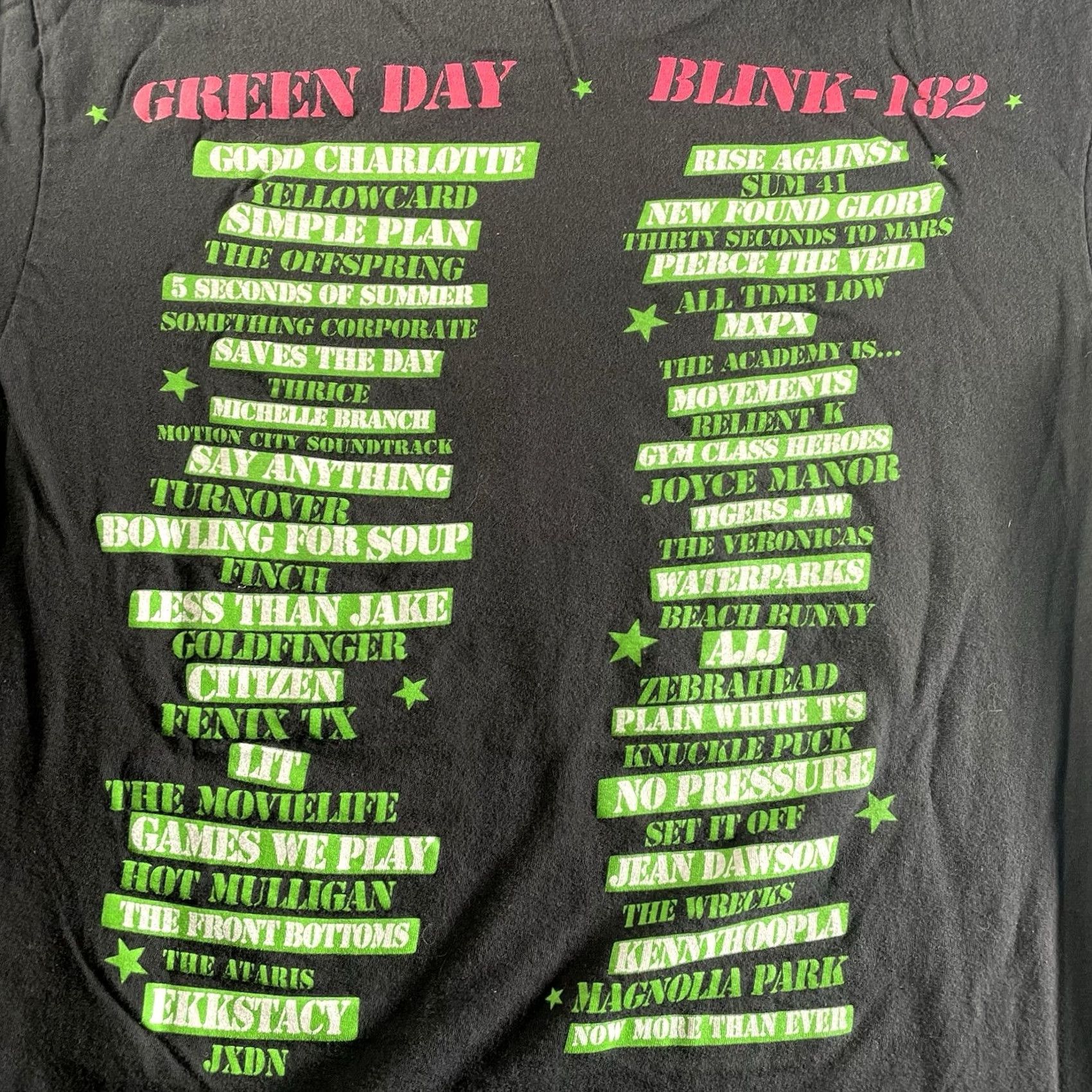 Vintage When We Were Young Shirt Mens Medium 2023 Green Day Blink 182 Rock Punk Festival M & M Black T-Shirt Mens Size US M / EU 48-50 / 2 - 6 Thumbnail