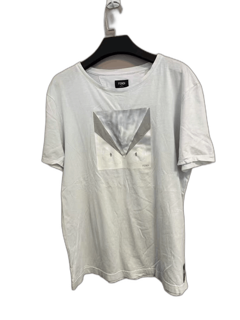 Fendi Fendi Short Sleeve T-shirt with Monster Eyes Size US L / EU 52-54 / 3 - 1 Thumbnail