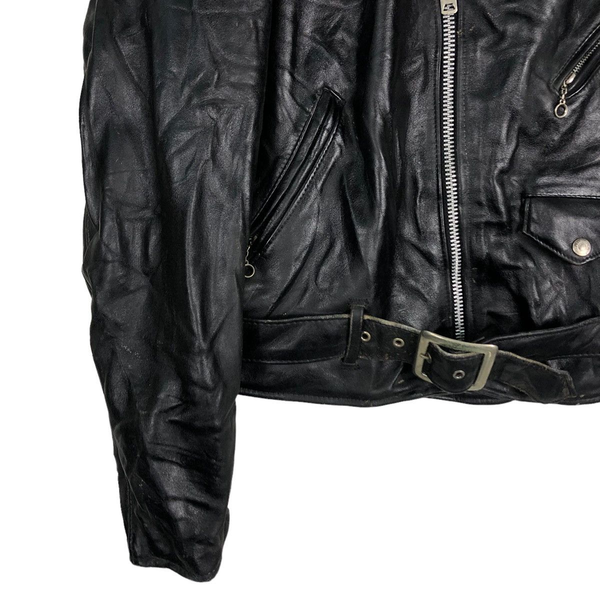 Schott ☄️VINTAGE SCHOTT PERFECTO DOUBLE BREAST BIKER JACKET Size US M / EU 48-50 / 2 - 3 Thumbnail