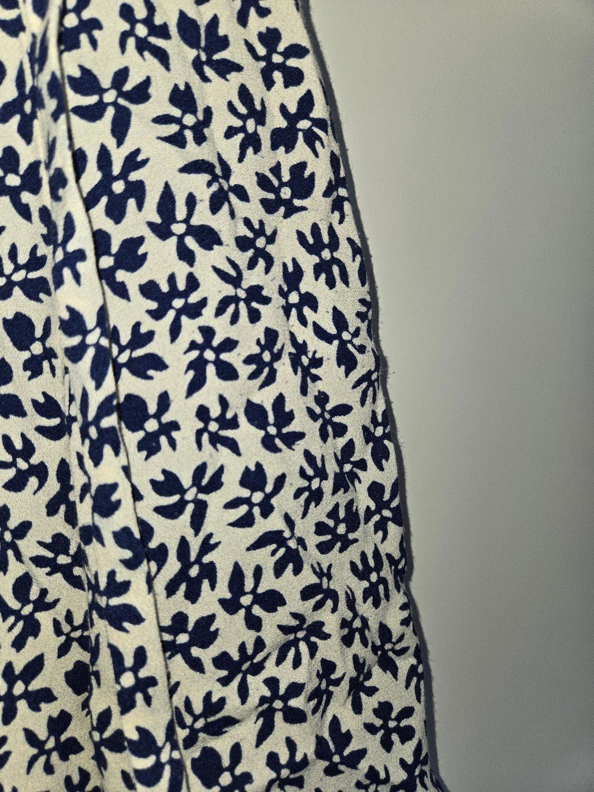 Other Reformation Rylin Dress in Blue Floral White Size S / US 4 / IT 40 - 8 Thumbnail