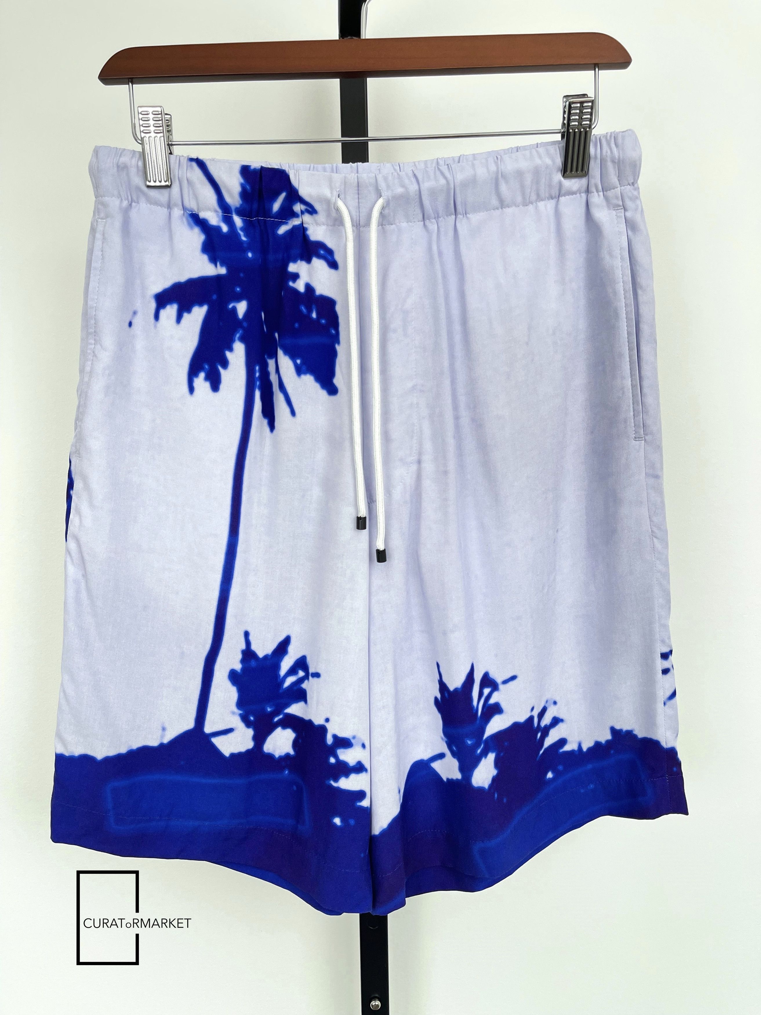 Dries Van Noten EU46 Piper Psychedelic Palm Len Lye Print Graphic Short SS21 Size US 30 / EU 46 - 10 Thumbnail