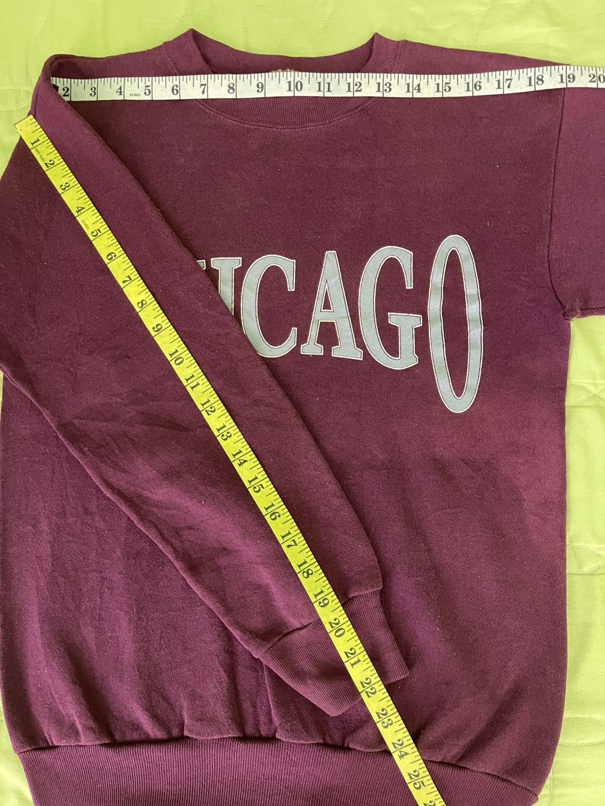 Universal Overall Chicago Vintage 90's Chicago Spellout Sweatshirt Size US M / EU 48-50 / 2 - 9 Thumbnail