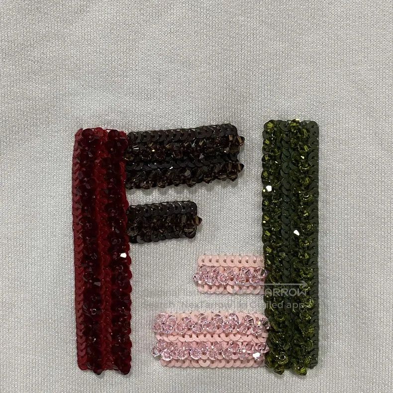 Fendi Fendi Glitter and embroidered logo zip-up jacket Size M / US 6-8 / IT 42-44 - 5 Thumbnail