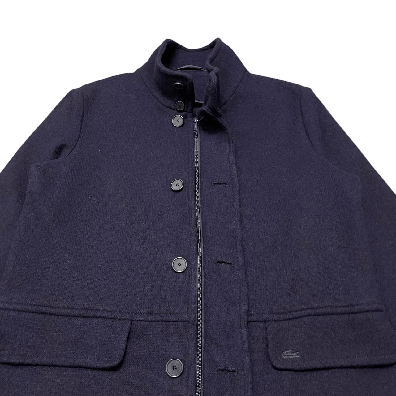 Lacoste Vintage Lacoste Wool Coat Jacket Size US M / EU 48-50 / 2 - 7 Thumbnail
