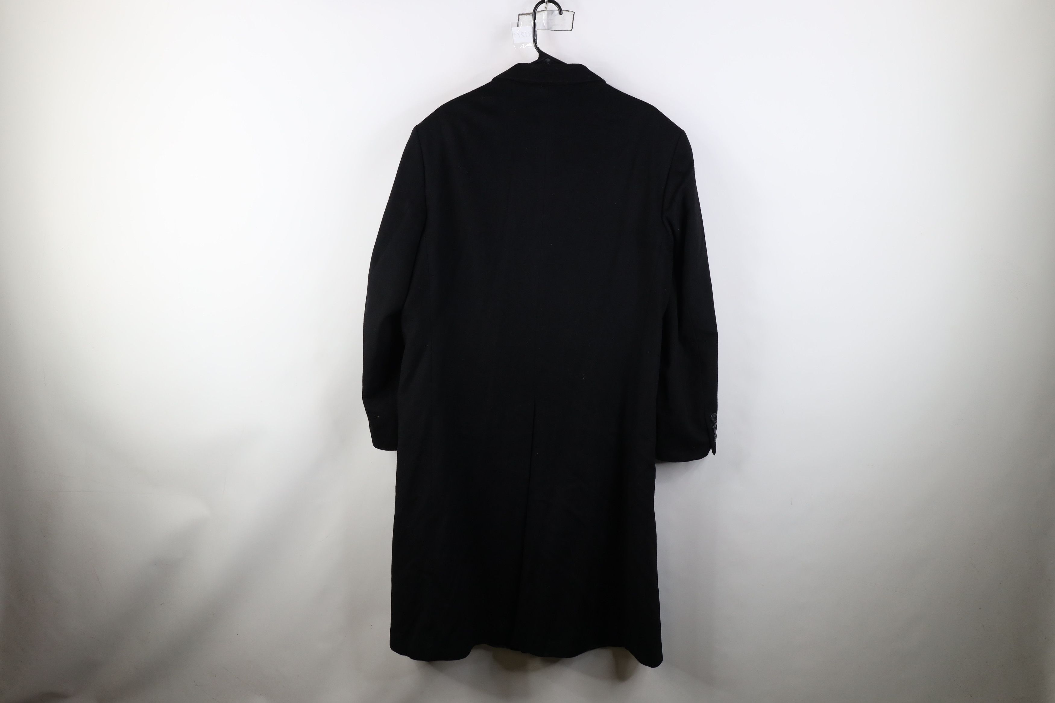 Vintage Vintage Streetwear Cashmere Button Overcoat Jacket Black Size US XXL / EU 58 / 5 - 14 Thumbnail