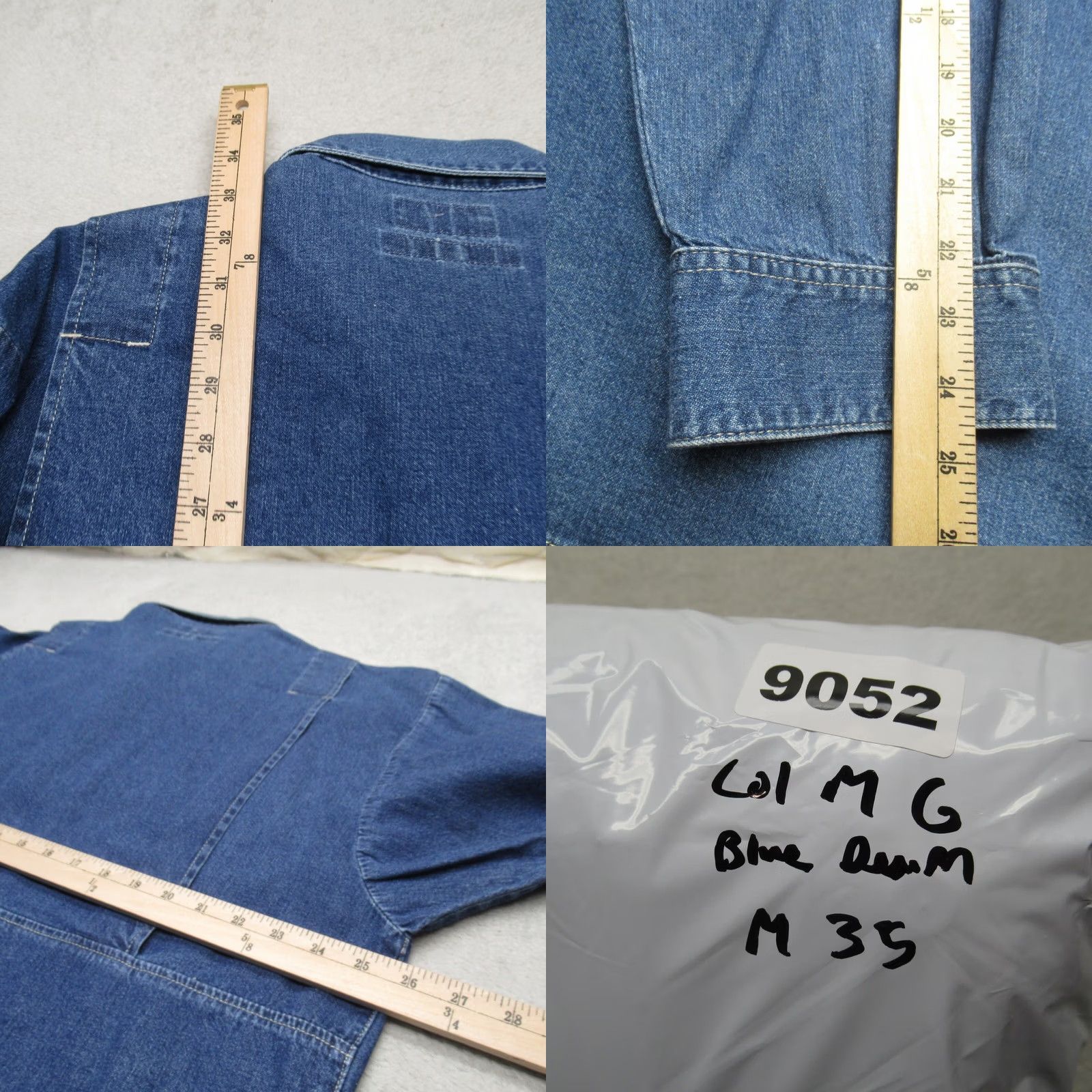 Vintage Columbia Shirt Mens Large Blue Cotton Denim Long Sleeve Button Up Pocket Size US L / EU 52-54 / 3 - 9 Thumbnail