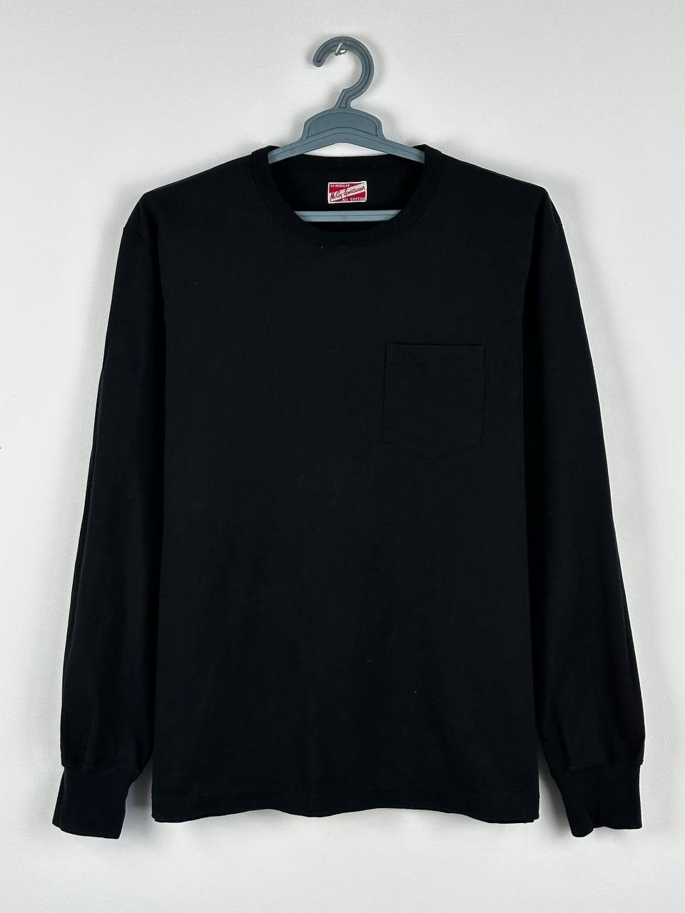 The Real McCoy's Real McCoys LS All Cotton Black Pocket T Shirt Size US L / EU 52-54 / 3 - 1 Thumbnail