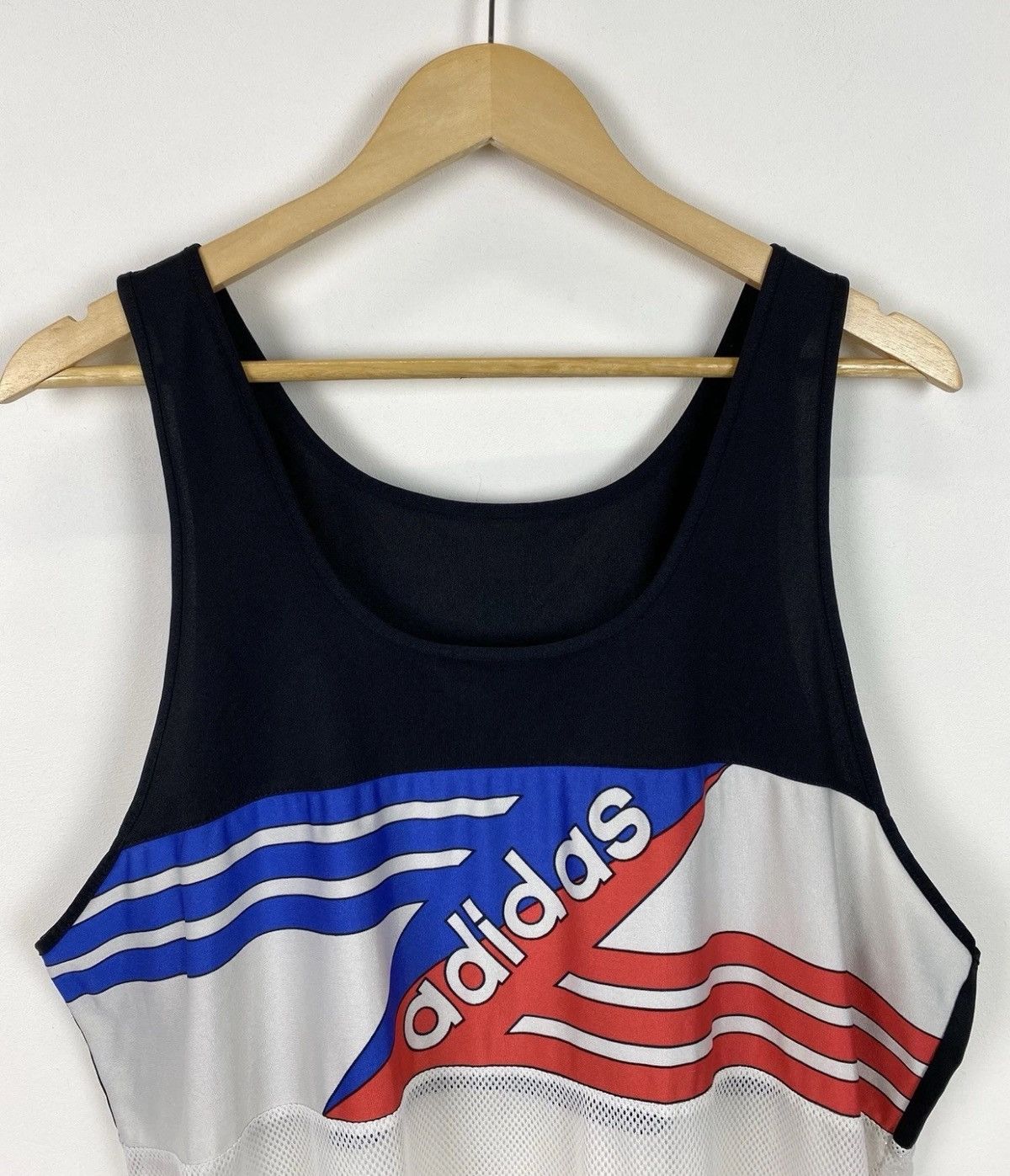 Adidas Vintage Adidas Running Tank Top Shirt Made in West Germany Size US XXL / EU 58 / 5 - 2 Thumbnail