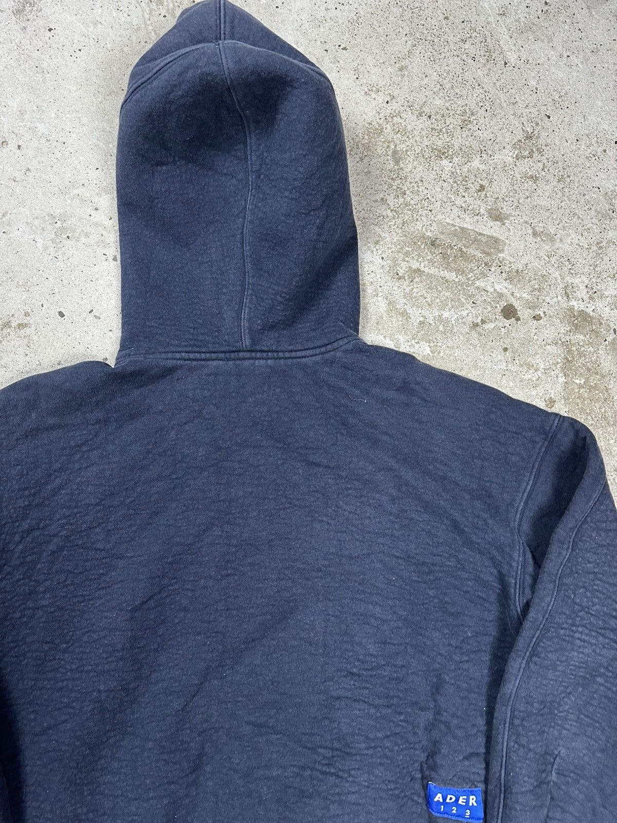 Ader Error Ader Error Navy Boxy Camel Hoodie Center Logo Size US S / EU 44-46 / 1 - 15 Thumbnail