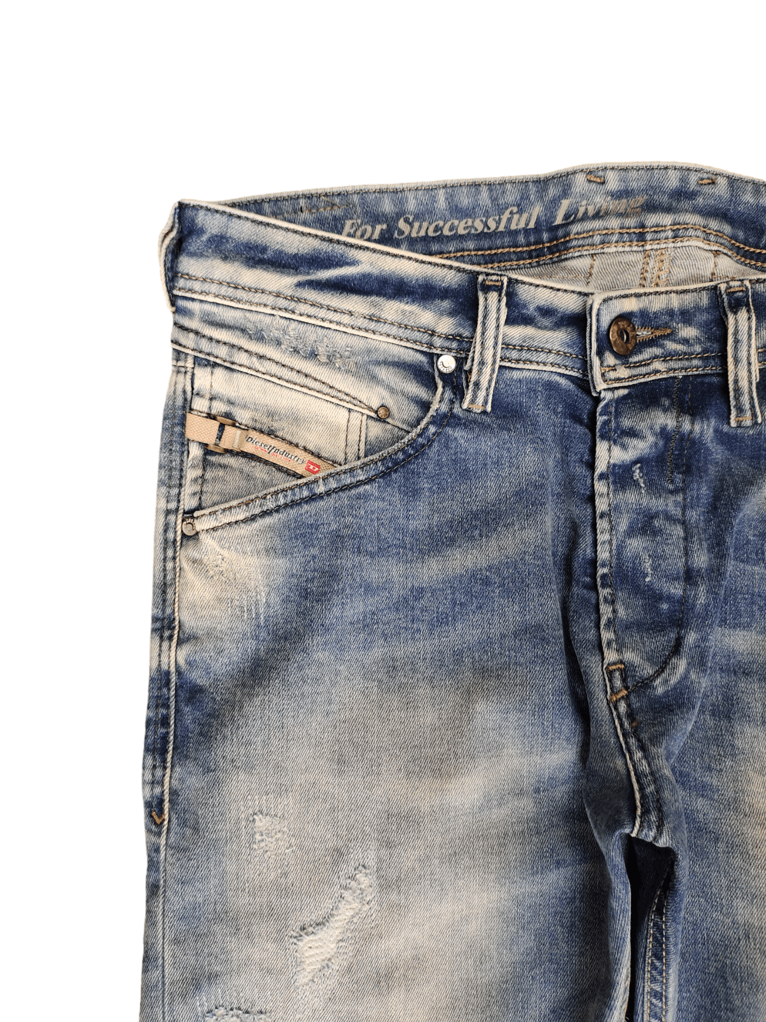 Diesel Vintage Diesel Belther Regular Slim Tapered Denim Jeans Size US 30 / EU 46 - 4 Thumbnail