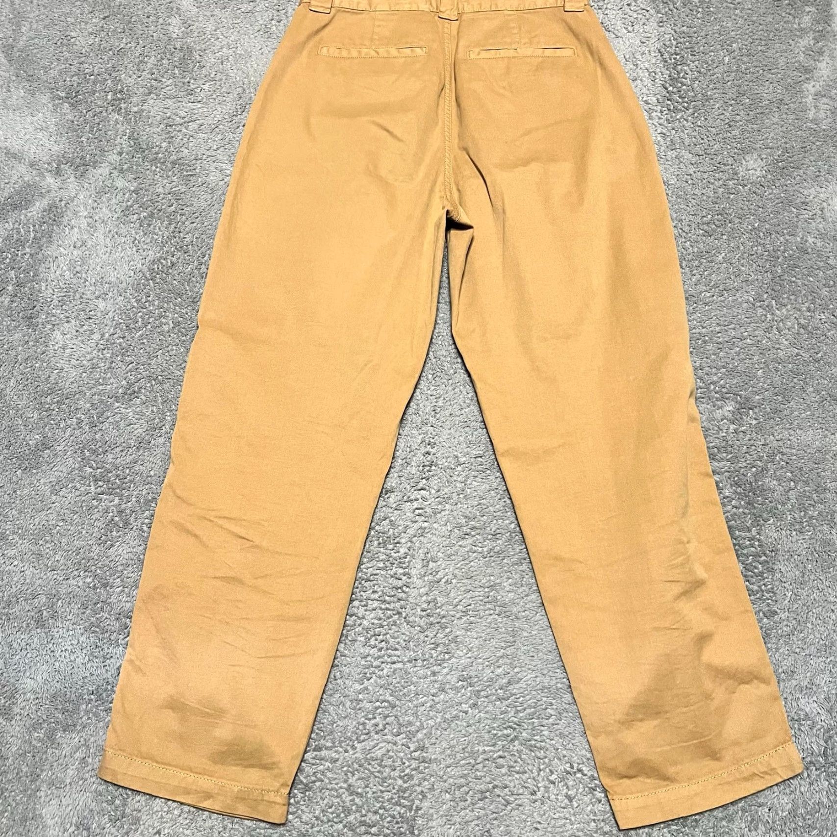 Madewell Madewell Pants Womens 28 Garment Dyed Tapered Chino NJ997 Brown Tan 28x30 Brown Tan Womens Size 28" / US 6 / IT 42 - 3 Thumbnail