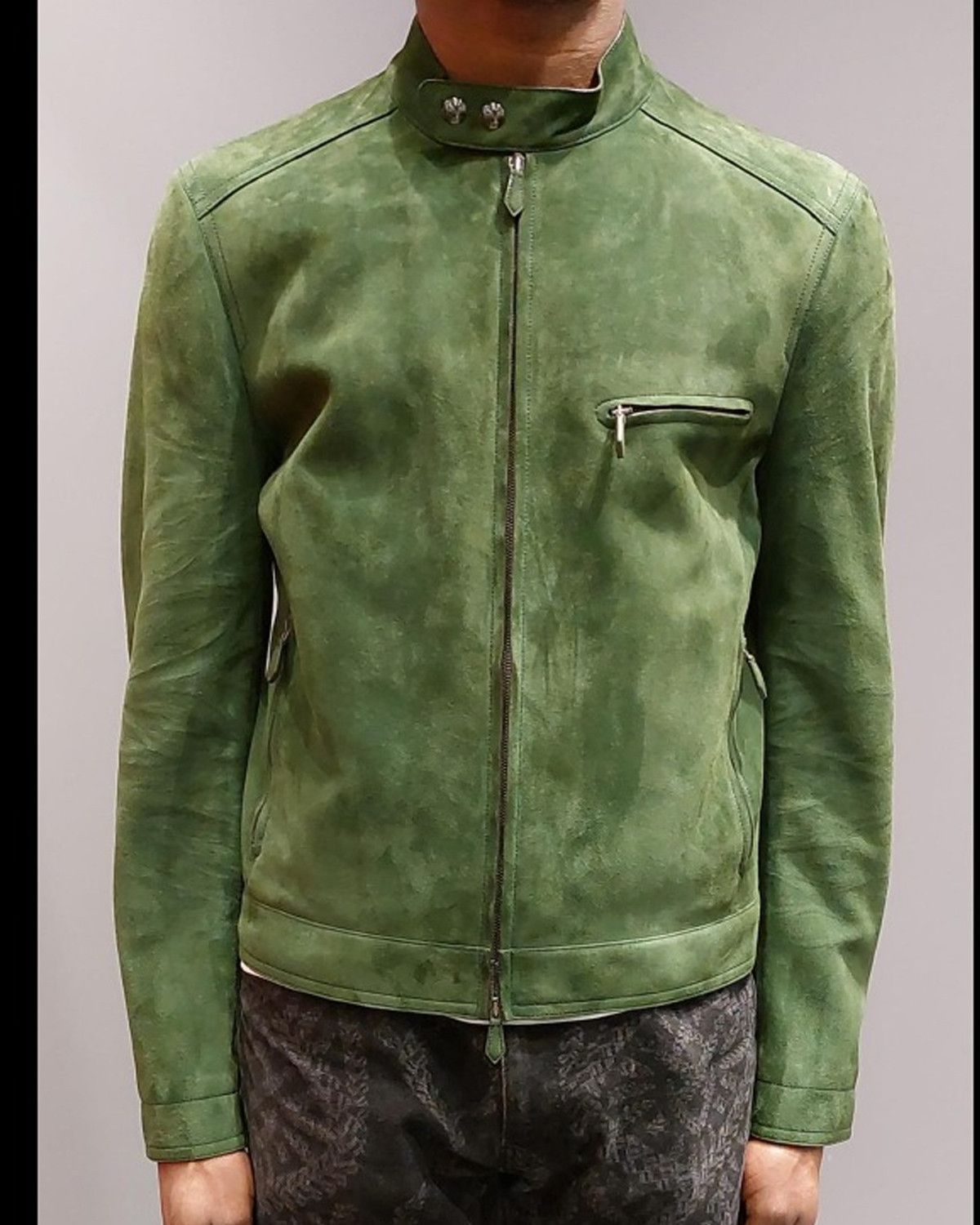 image of Tom Ford O1Loc1C0324 Be420 V04 Outwear Jacket In Green, Men's (Size Medium)