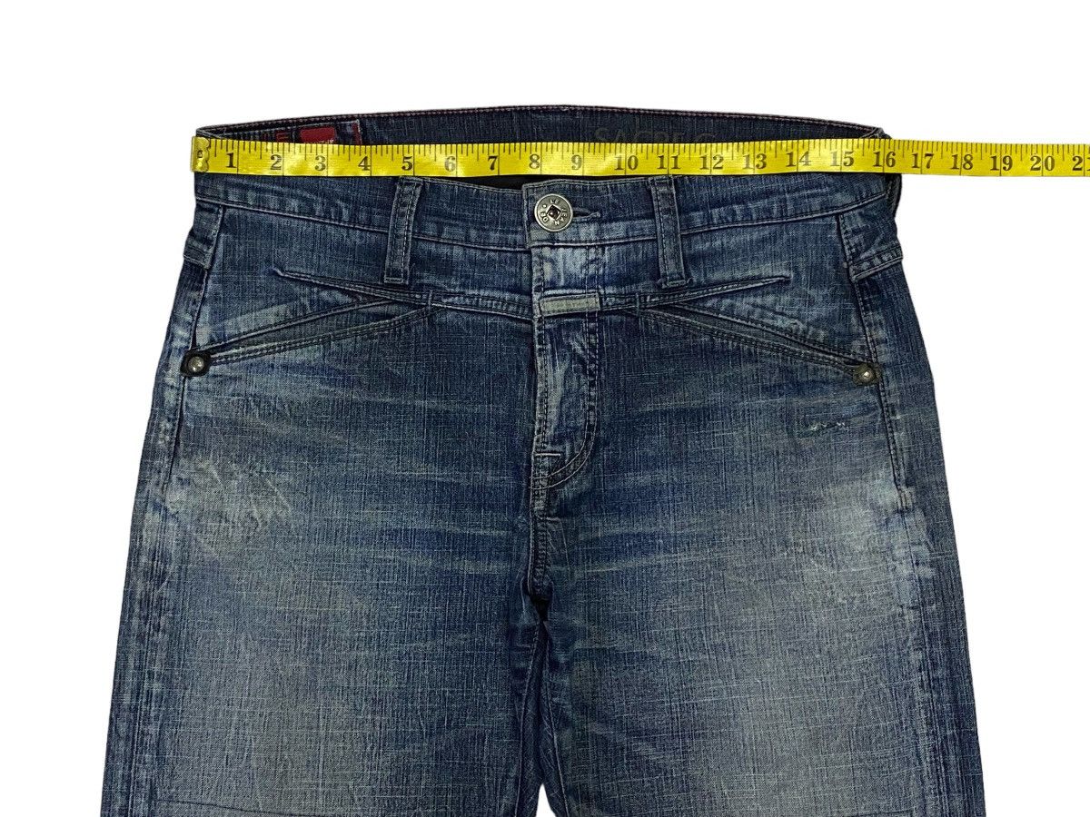 Marithe + Francois Girbaud Marithe Francois Girbaud Patchwork Ripped Distressed Denim Size US 32 / EU 48 - 4 Thumbnail