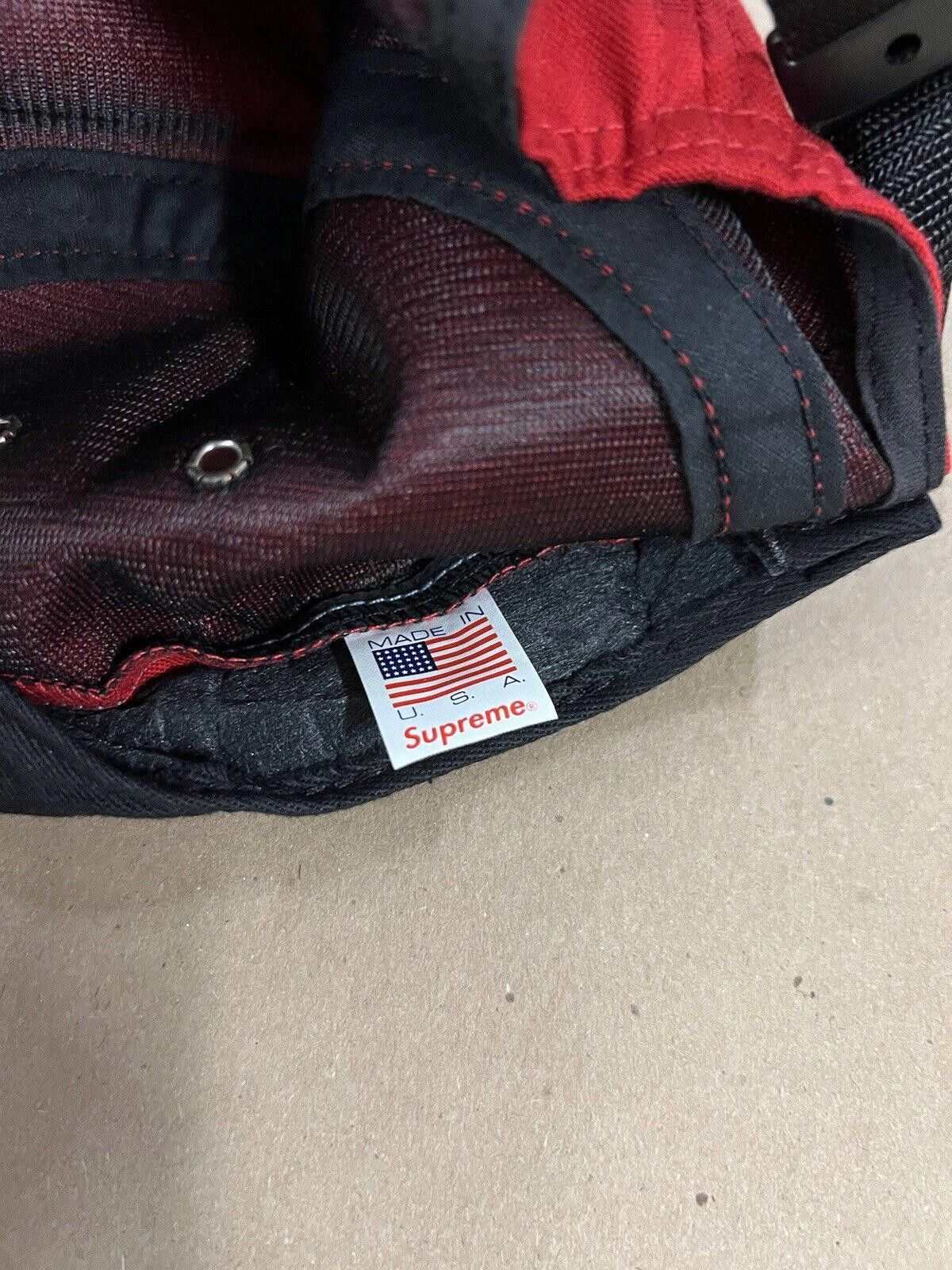 Supreme FW12 Supreme 2 tone Red Box Logo 5 Panel Camp Cap Hat Canvas Size ONE SIZE - 5 Thumbnail