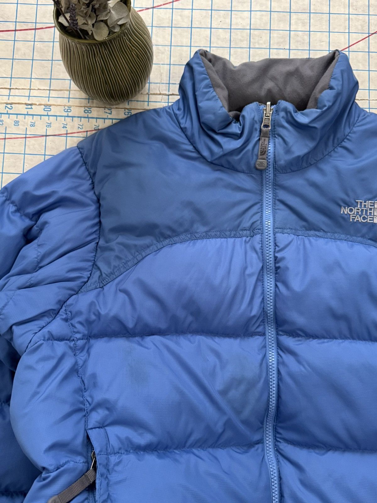 The North Face The North Face Baby Blue 700 Fill Puffer Jacket Womens Large Size L / US 10 / IT 46 - 4 Thumbnail