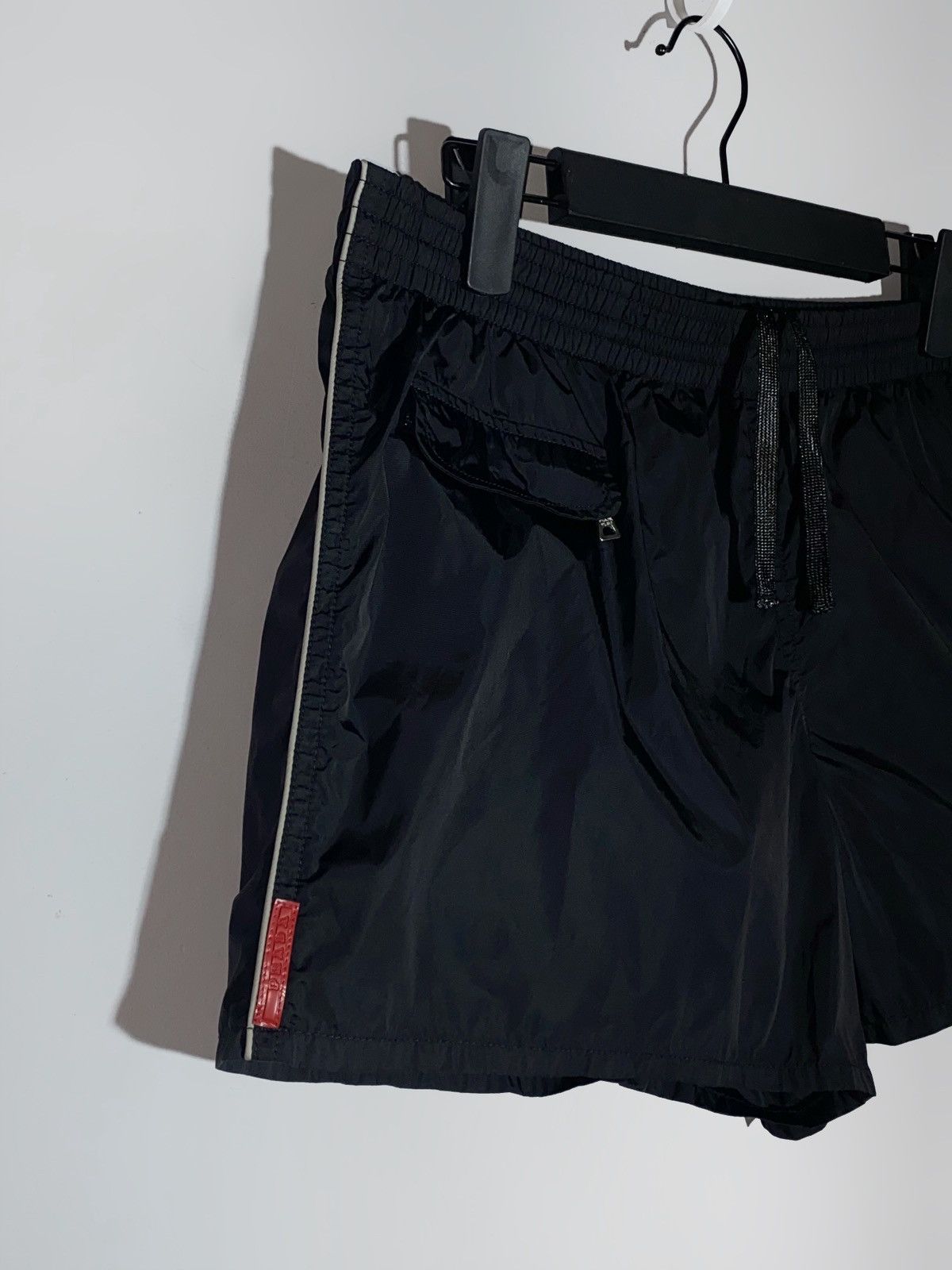 Prada Prada Red Tab S/S 2007 Women’s Nylon Shorts Size 36" / US 14 / IT 50 - 4 Thumbnail