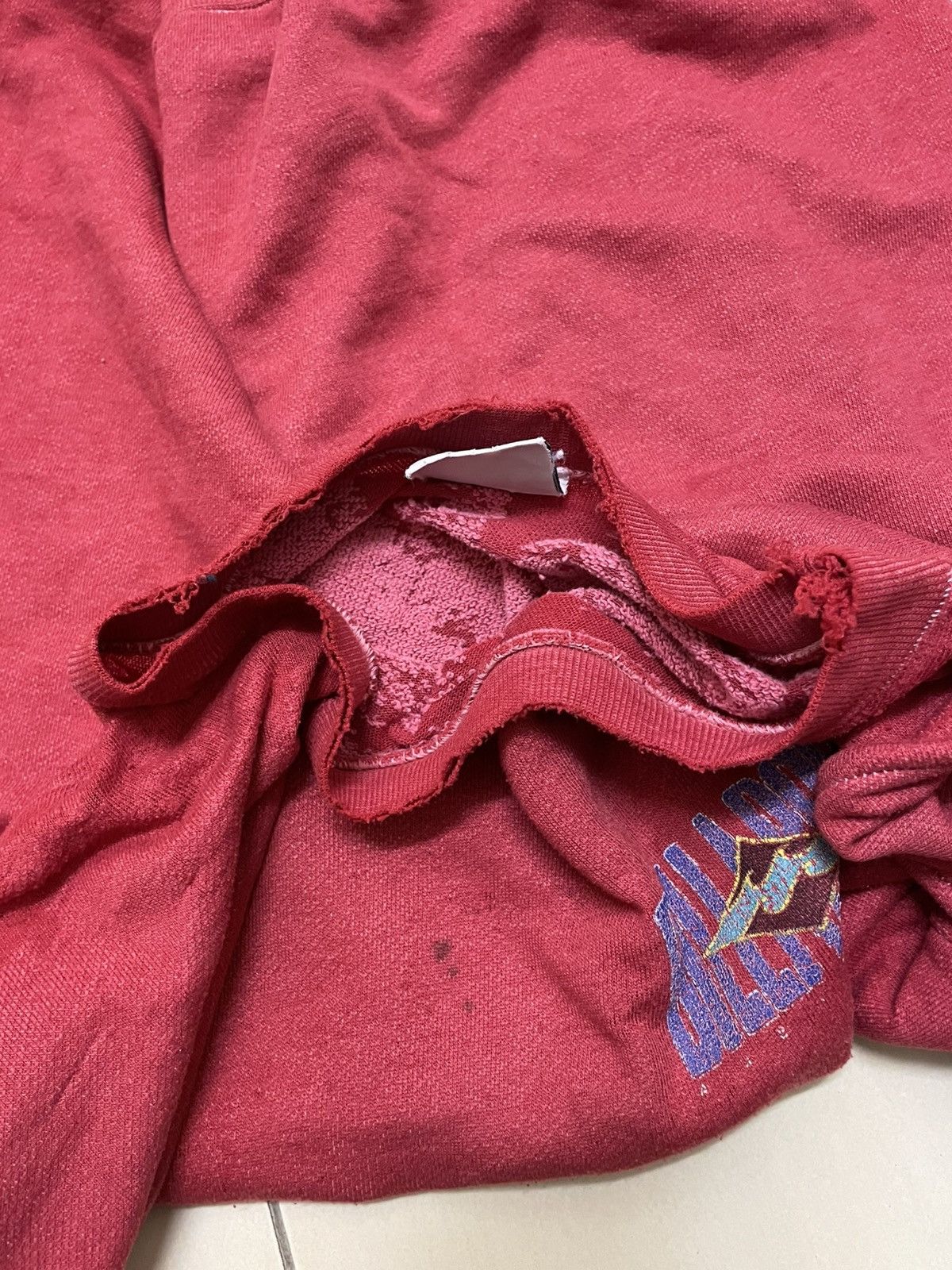 Billabong Vtg 90s Billabong Surf Trashed / Damaged Sweatshirt Size US XXL / EU 58 / 5 - 13 Thumbnail