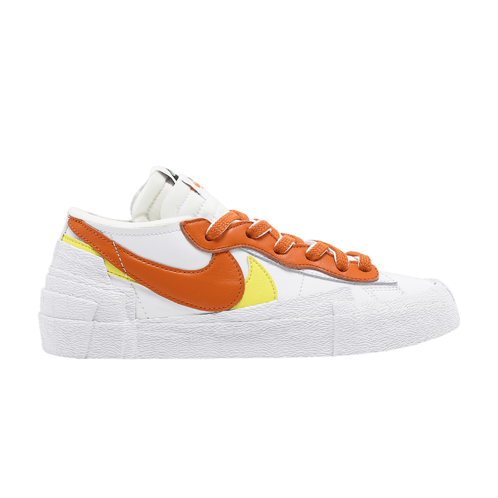 Nike sacai x blazer low magma orange grailed
