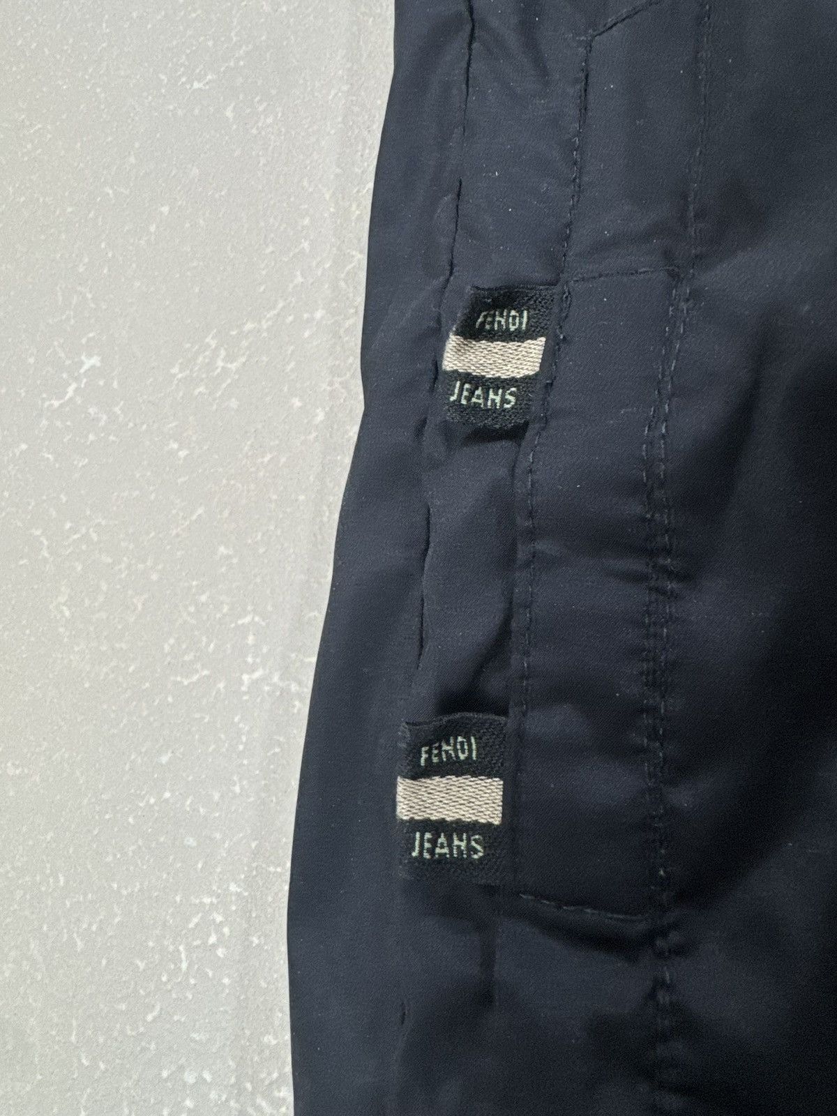 Fendi Vintage Fendi Jeans Nylon Trousers Size 28" / US 6 / IT 42 - 3 Thumbnail