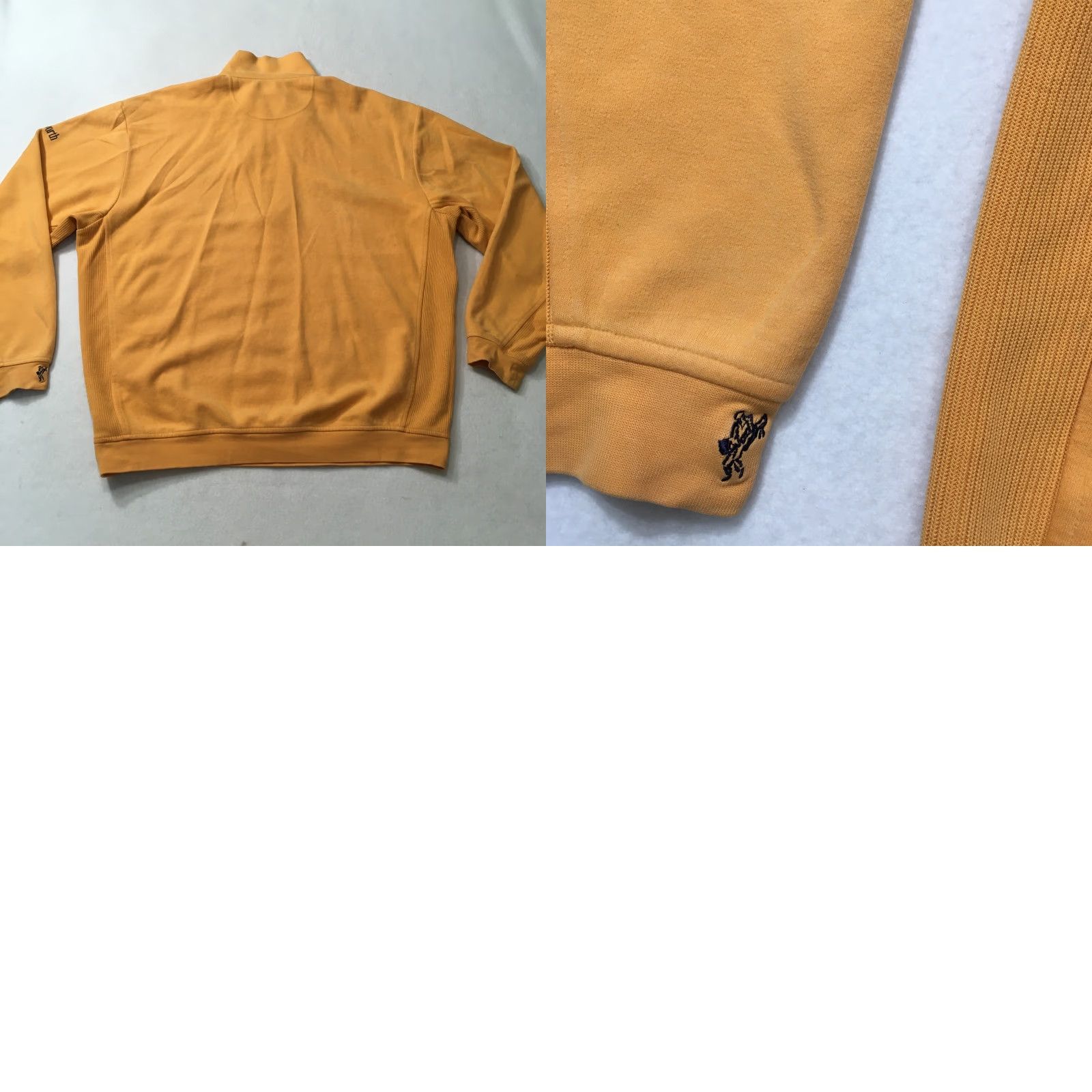 Vintage Ashworth SALINAS Golf Pullover 1/4 Zip Mock Neck Sweatshirt Men L Gold Sweater Size US L / EU 52-54 / 3 - 9 Thumbnail