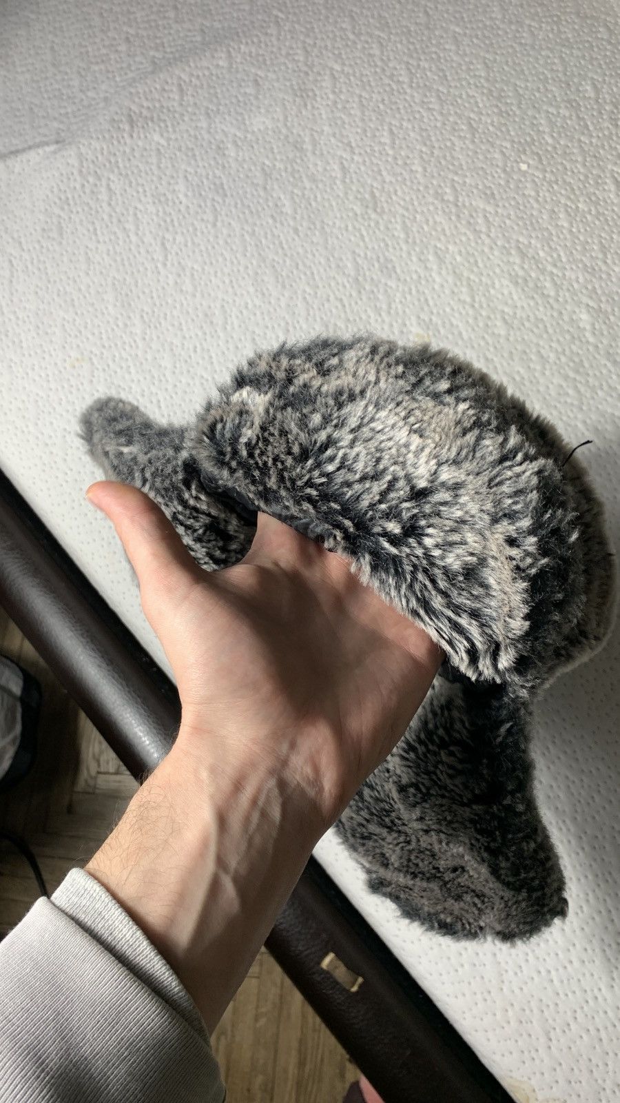 20471120 × Hysteric Glamour × Japanese Brand Vintage fuzzy mohair Ears japanese ushanka hat avant garde Size ONE SIZE - 5 Thumbnail