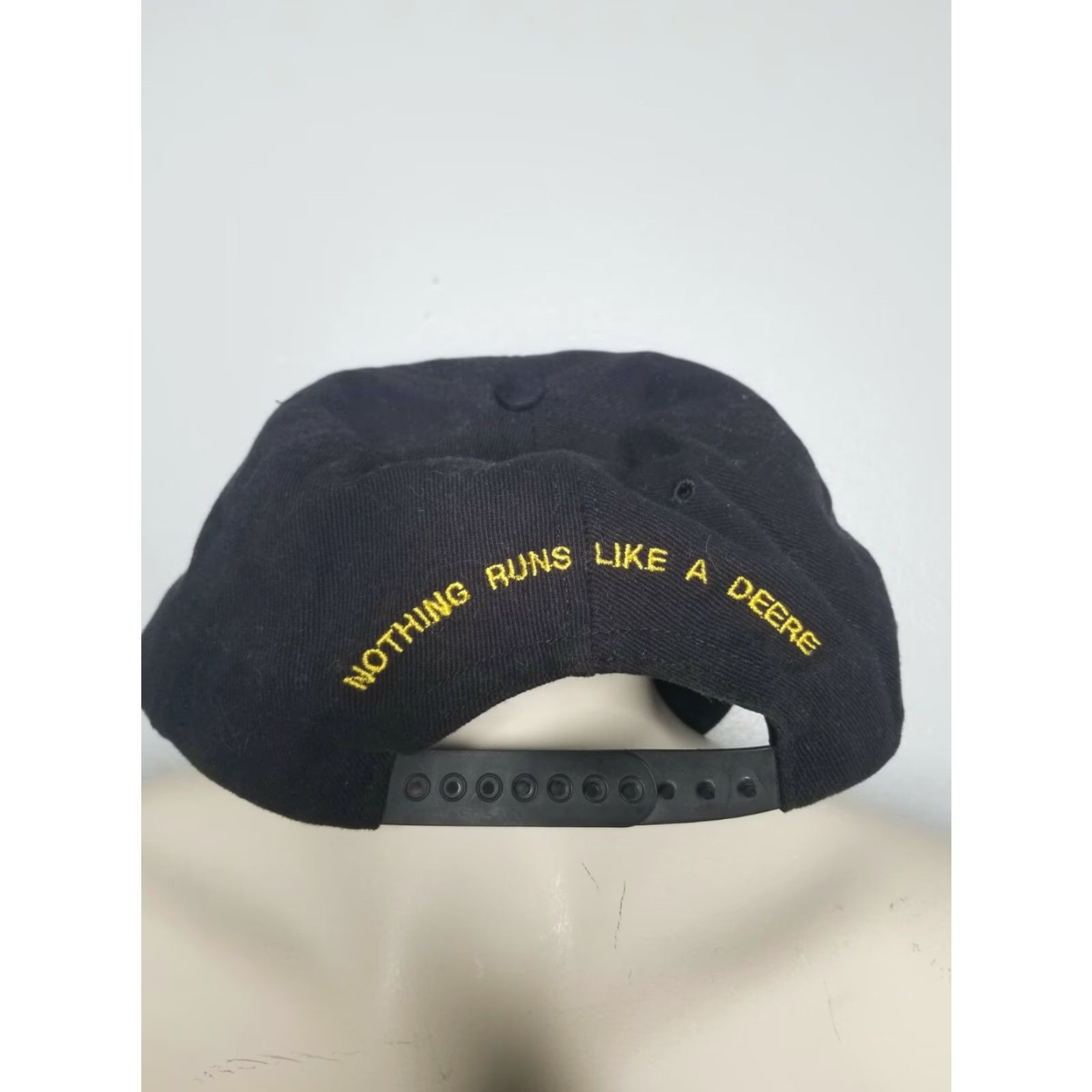 Etro VINTAGE John Deere CYRK Black Embroidered Snapback Made in the USA Hat Cap Size ONE SIZE - 2 Thumbnail