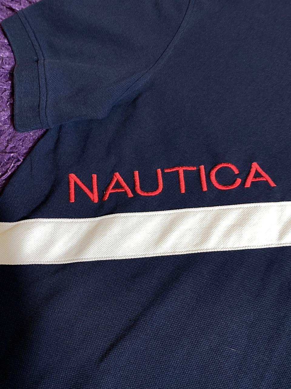 Nautica Mens Nautica Long Sleeve Rugby Shirt size XL Size US XL / EU 56 / 4 - 12 Thumbnail
