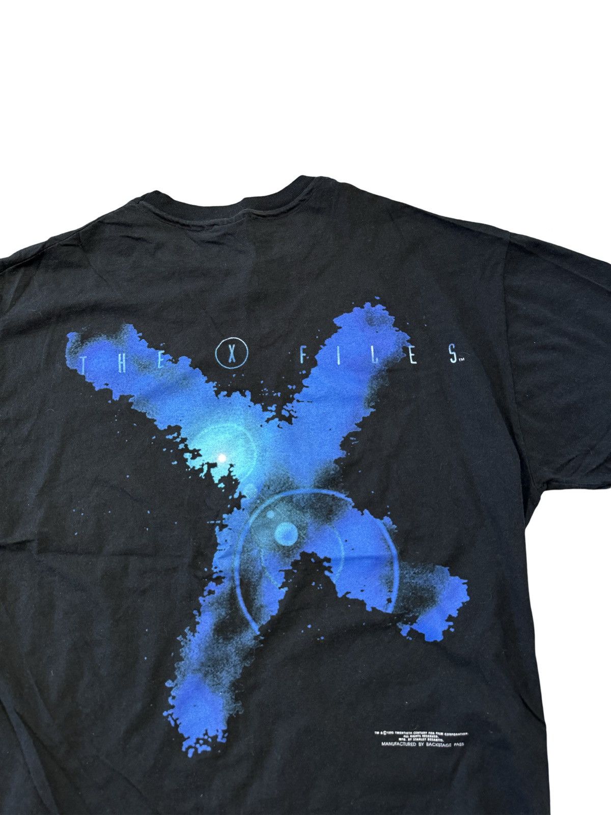 Vintage 🔥Vintage 1995 X-Files Trust No One Stanley Desantis T shirt Size US L / EU 52-54 / 3 - 3 Thumbnail