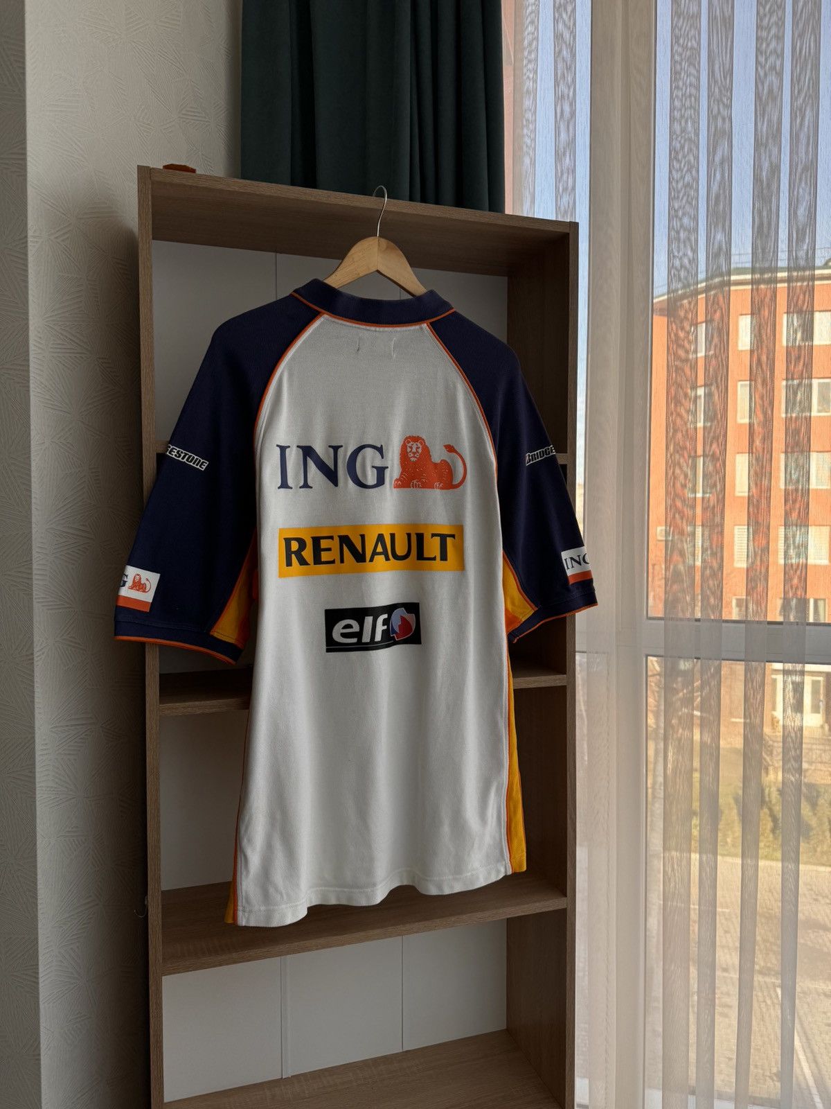 Formula 1 × Vintage Vintage Renault ING Fernando Alonso Formula 1 Racing T-Shirt Size US XL / EU 56 / 4 - 9 Thumbnail