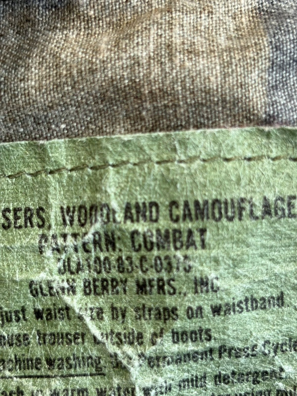 Other Vintage First Run Early Contract 1983 Army Woodland Camo BDU Size US 31 - 8 Thumbnail