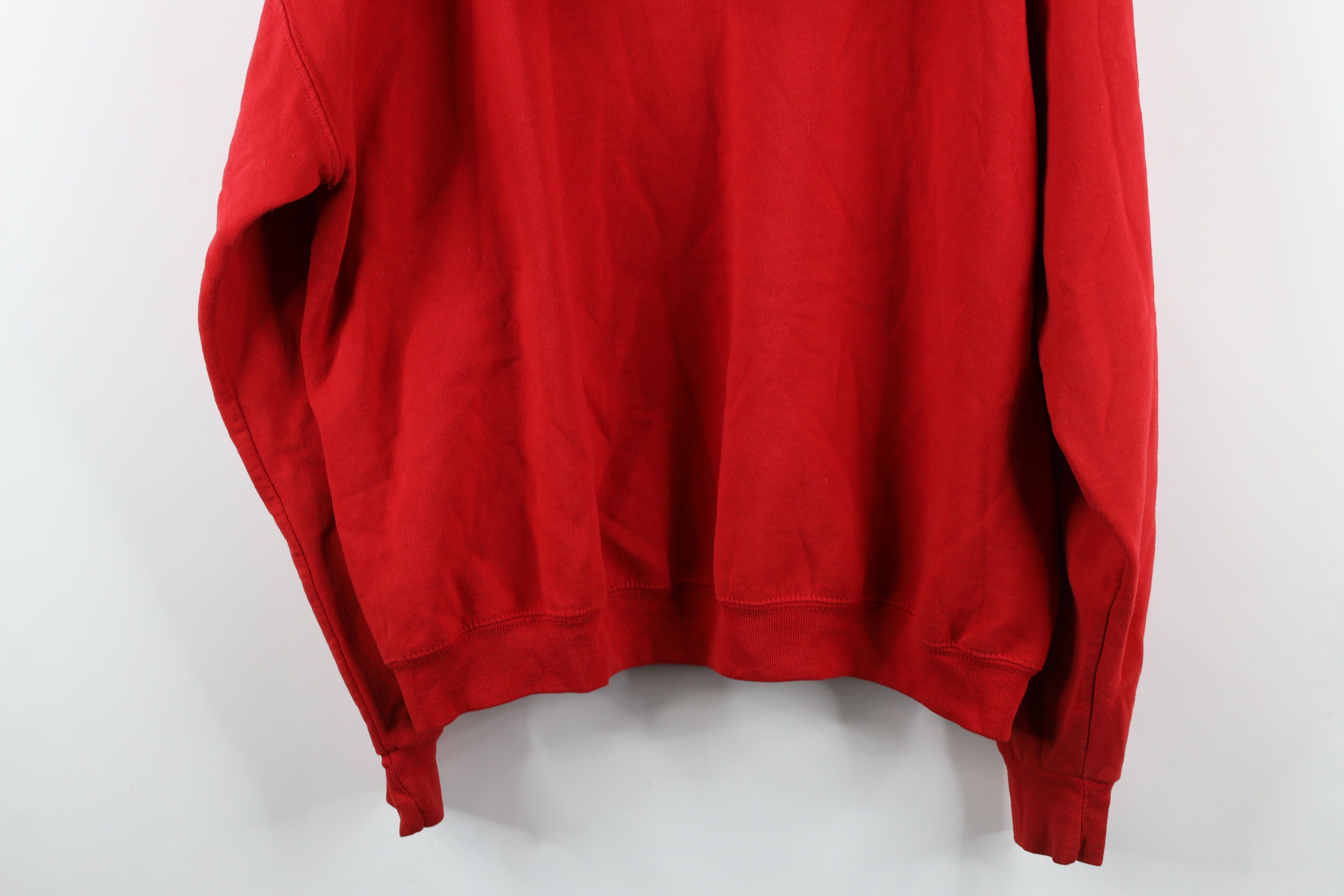 Vintage Vintage Spell Out North Carolina State University Hoodie Red Size US XL / EU 56 / 4 - 13 Thumbnail