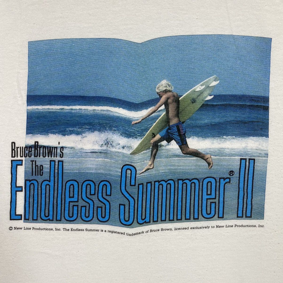Vintage VINTAGE 90's THE ENDLESS SUMMER 2 MOVIE BY BRUCE BROWN TEE Size US M / EU 48-50 / 2 - 3 Thumbnail