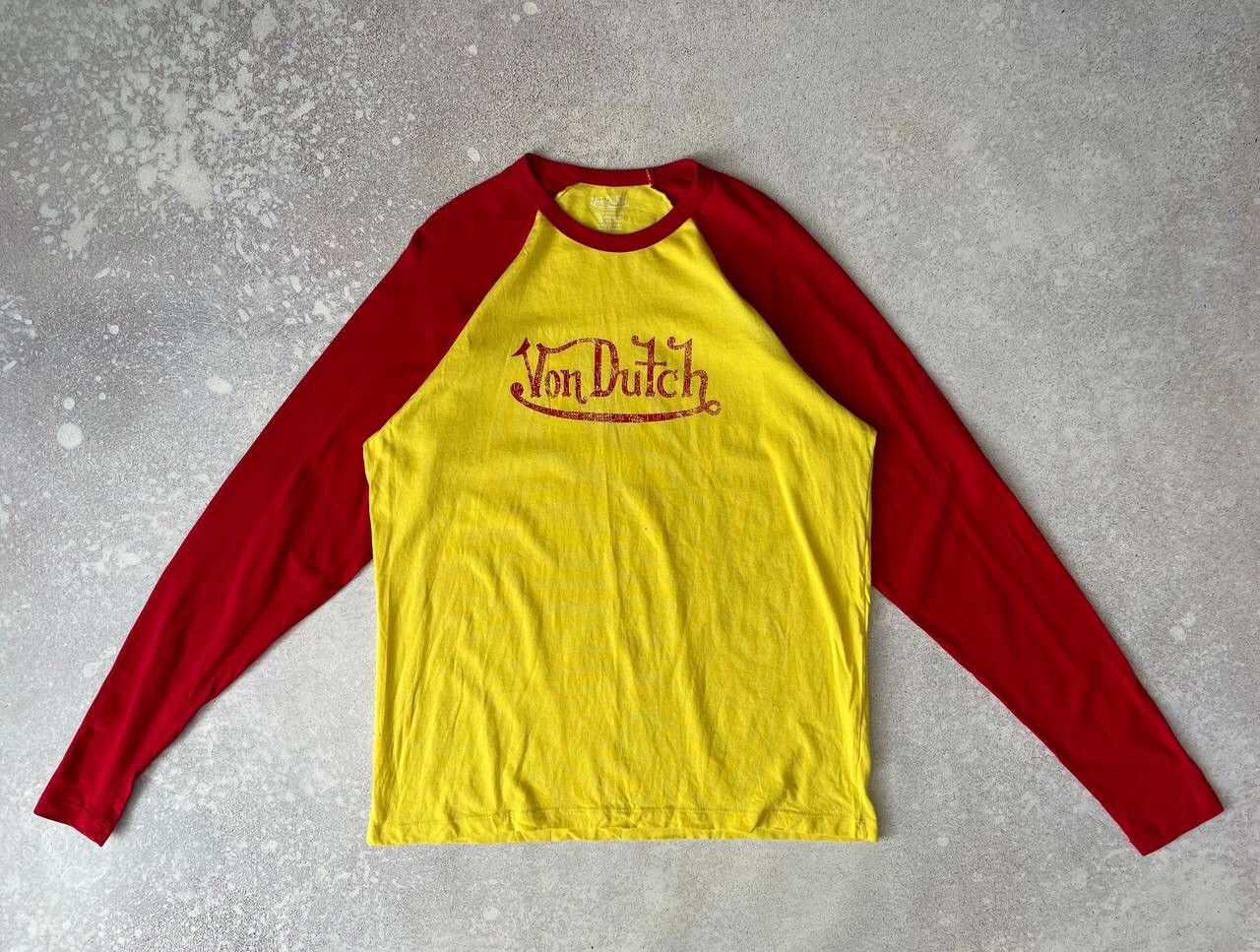 Vintage × Von Dutch Vintage Von Dutch Long Sleeve Big Central Logo Y2K Rare Item Size US L / EU 52-54 / 3 - 1 Thumbnail