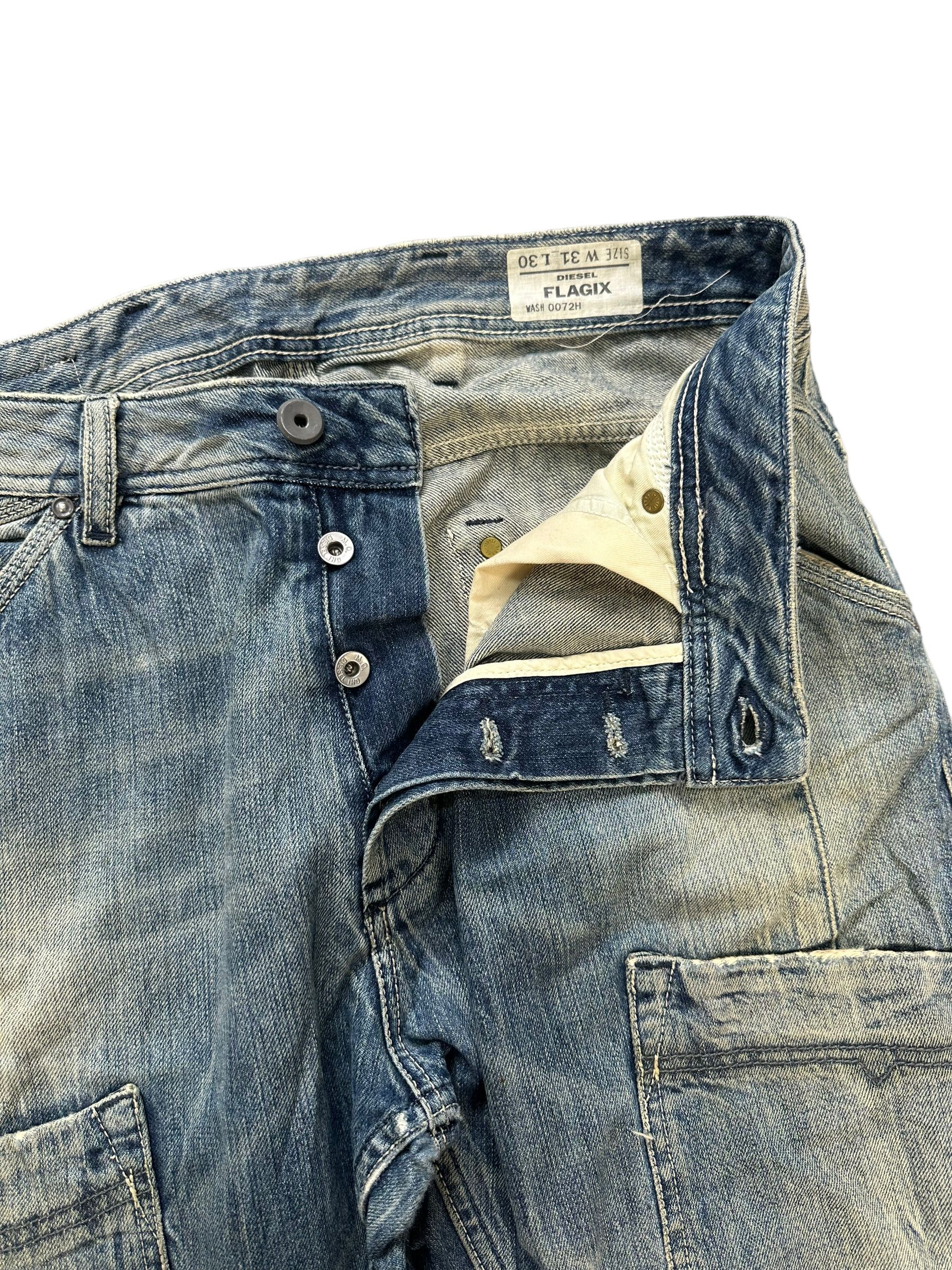 Diesel DIESEL FLAGIX CARPENTER CARGO DENIM PANT #7919-190 Size US 34 / EU 50 - 4 Thumbnail