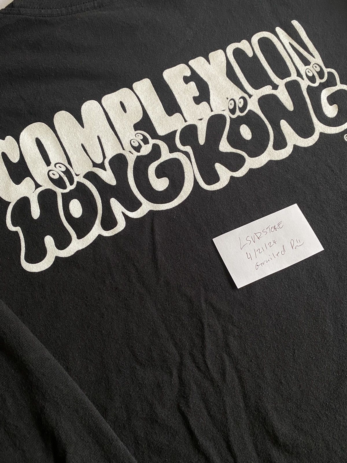 Complex Complexcon Hong Kong 2024 Verdy Long Sleeve Logo Tee Black L Size US L / EU 52-54 / 3 - 7 Thumbnail