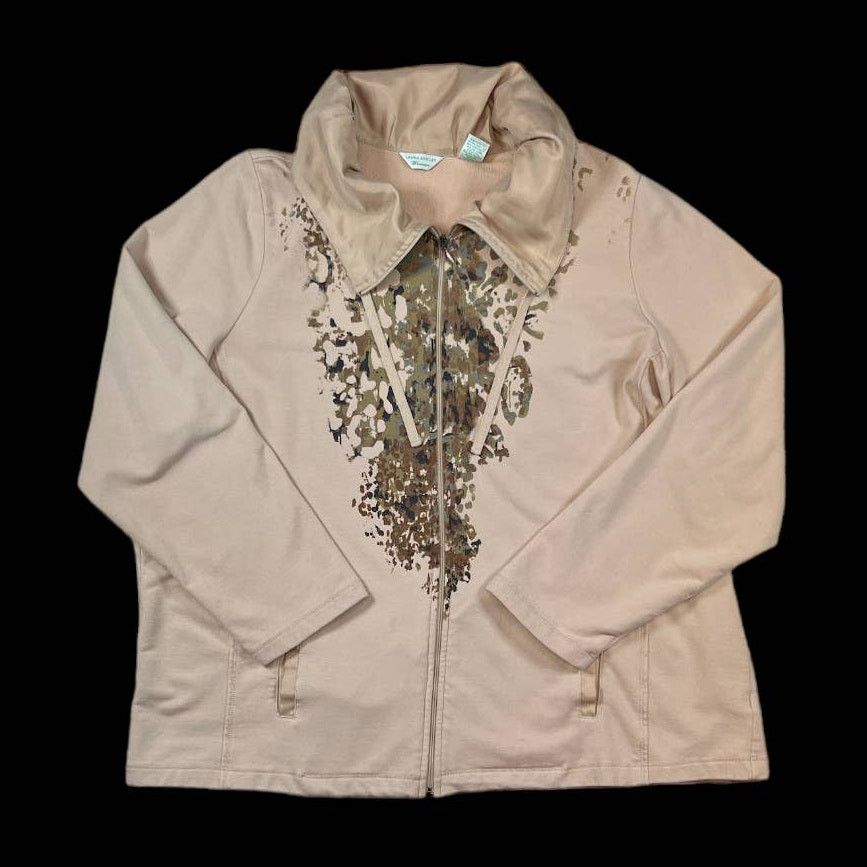 Laura Ashley Laura Ashley Cream/Beige Sweater | Size 2X Size XXL / US 16-18 / IT 52-54 - 1 Thumbnail