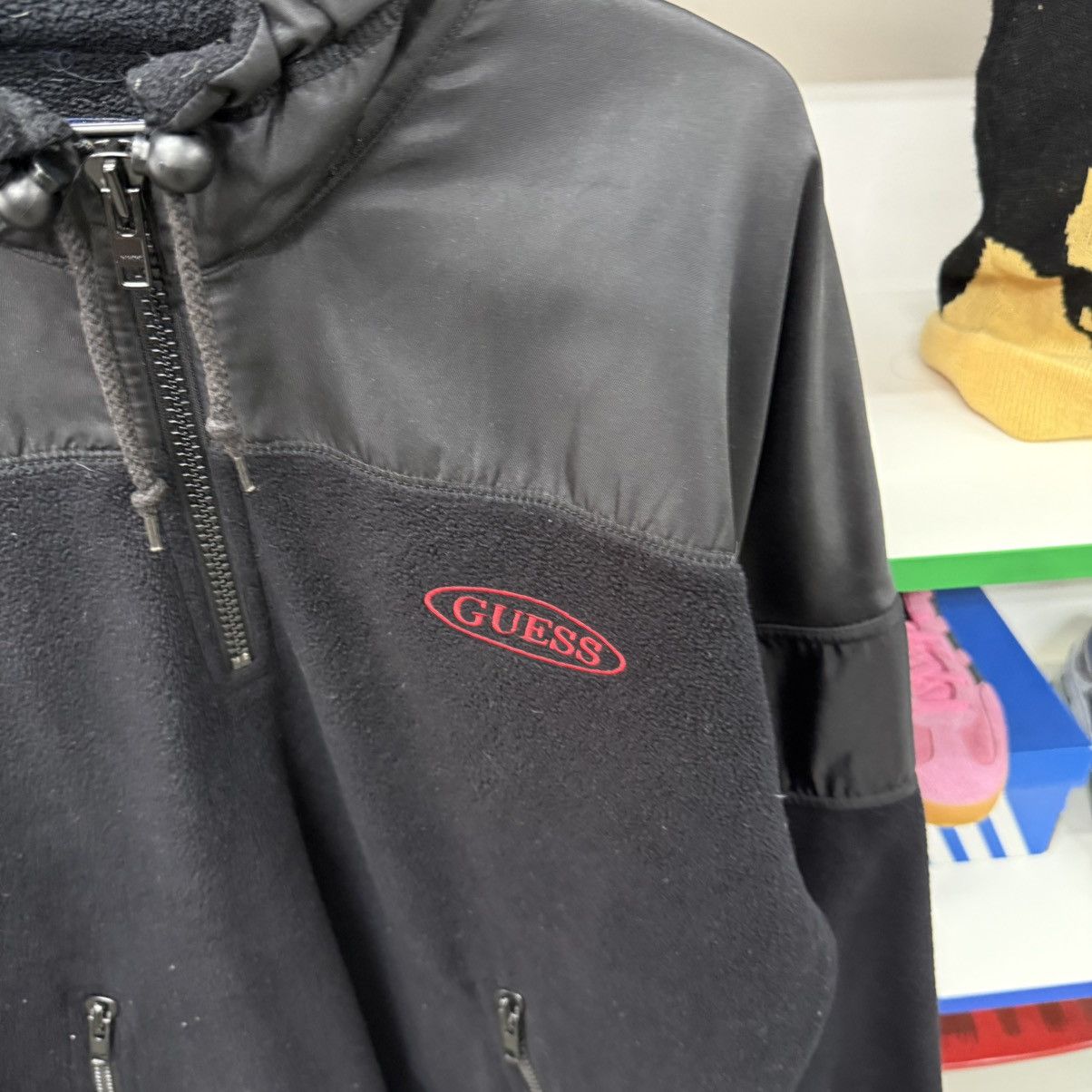 Guess × Vintage Vintage Guess Fleece Jacket Size US L / EU 52-54 / 3 - 2 Thumbnail