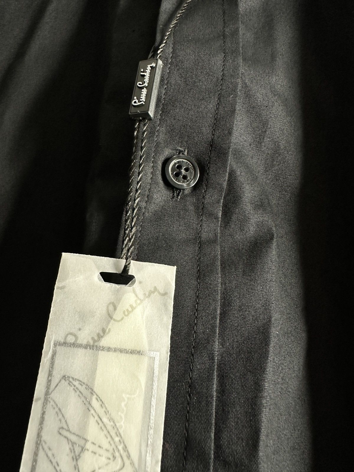 Pierre Cardin Pier Cardin new shirt black basic Size US M / EU 48-50 / 2 - 3 Thumbnail