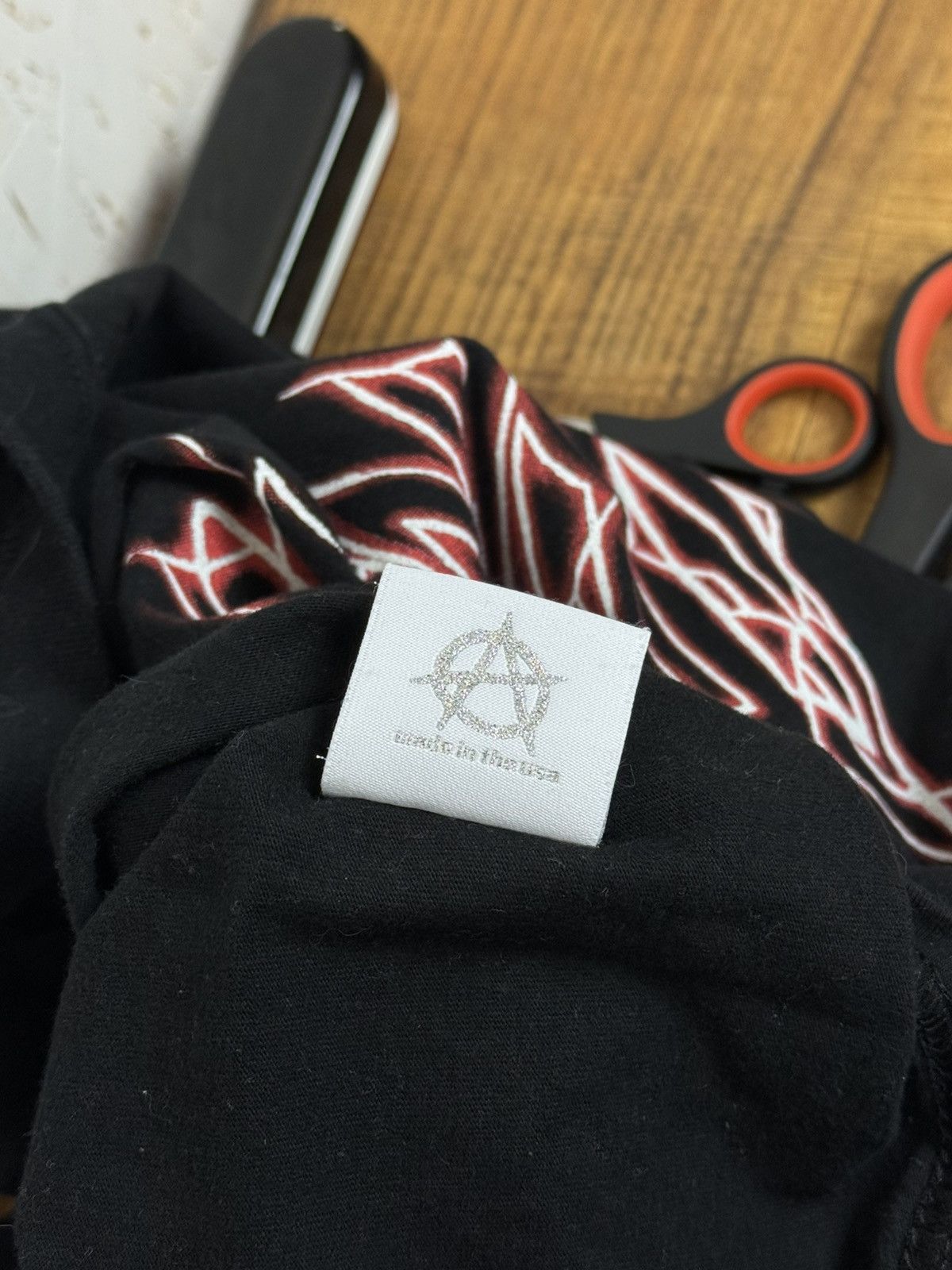 Revenge Revenge Lightning T-Shirt Cotton Black/Red Size L Size US L / EU 52-54 / 3 - 9 Thumbnail